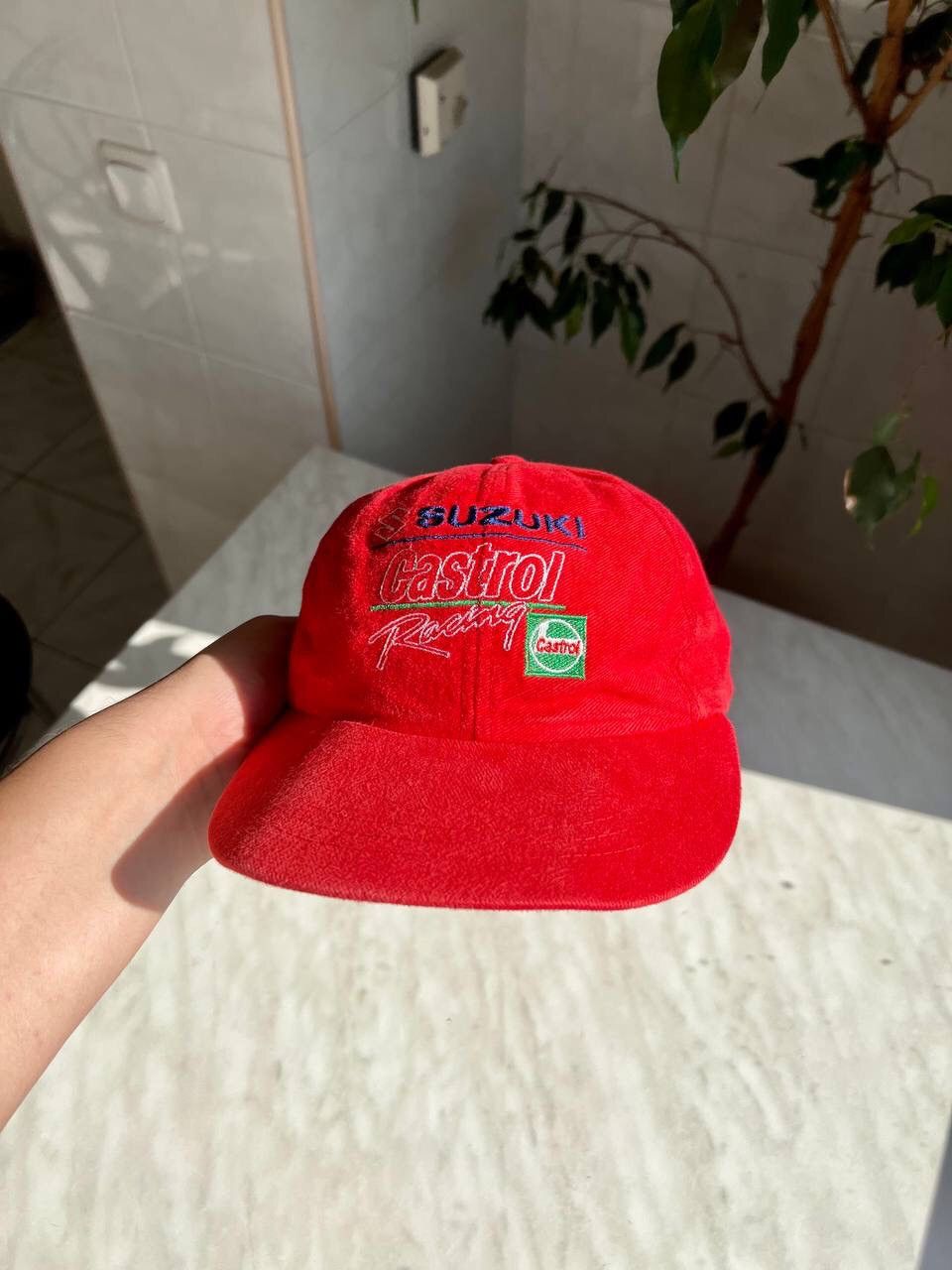 Lucky Brand Vintage 90s Suzuki Castrol Racing Team Cap Hat Size ONE SIZE - 7 Thumbnail