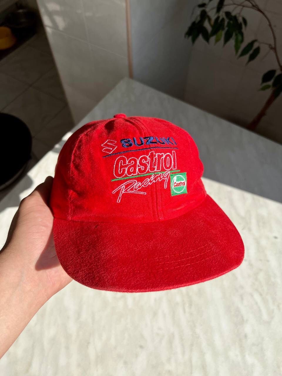 Lucky Brand Vintage 90s Suzuki Castrol Racing Team Cap Hat Size ONE SIZE - 3 Thumbnail