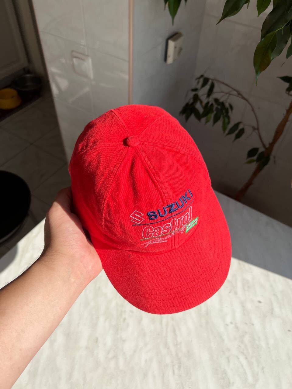 Lucky Brand Vintage 90s Suzuki Castrol Racing Team Cap Hat Size ONE SIZE - 6 Thumbnail