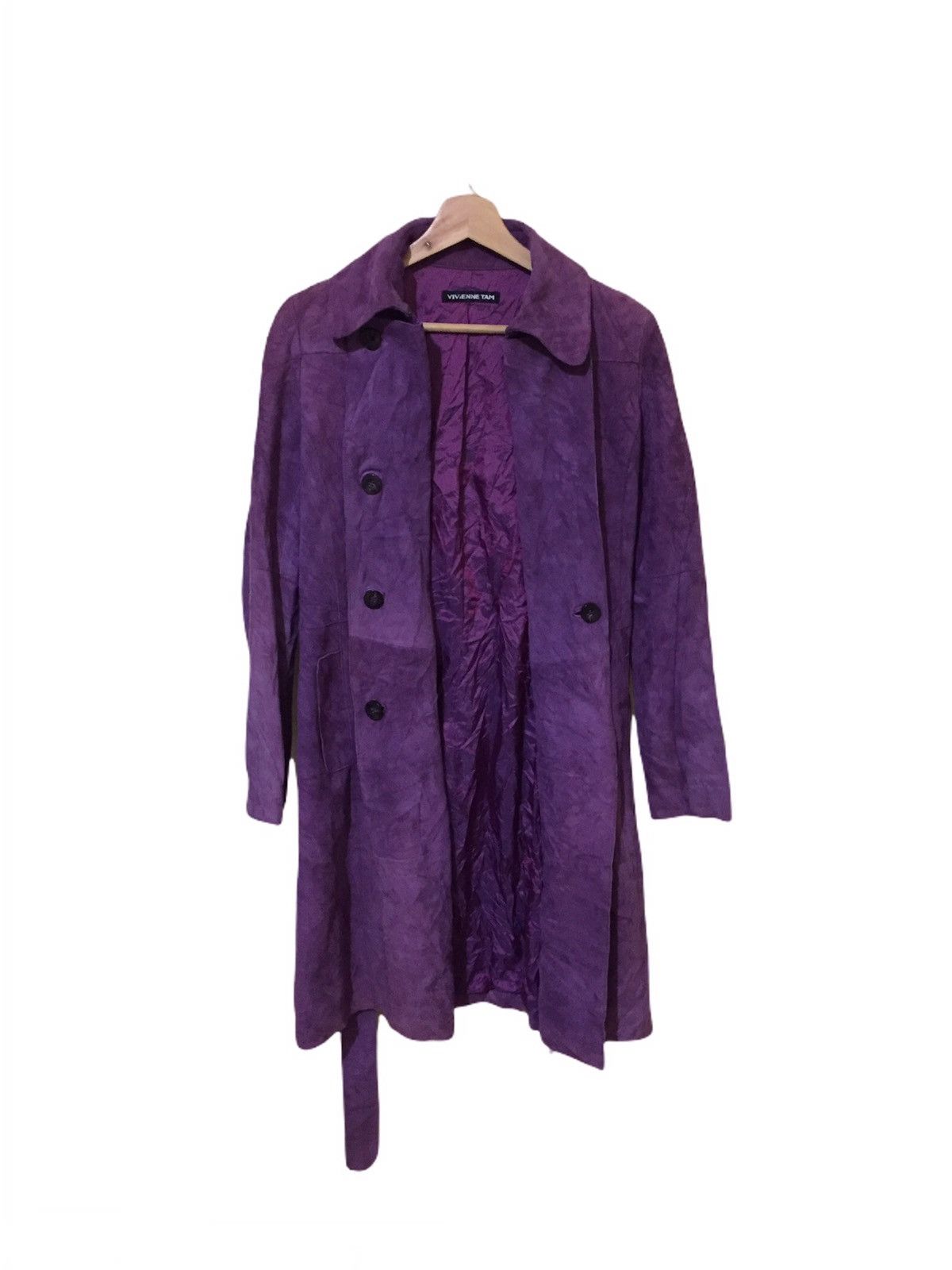 Designer Vintage tranch Coat Jacket Vivienne Tam Size US S / EU 44-46 / 1 - 1 Thumbnail