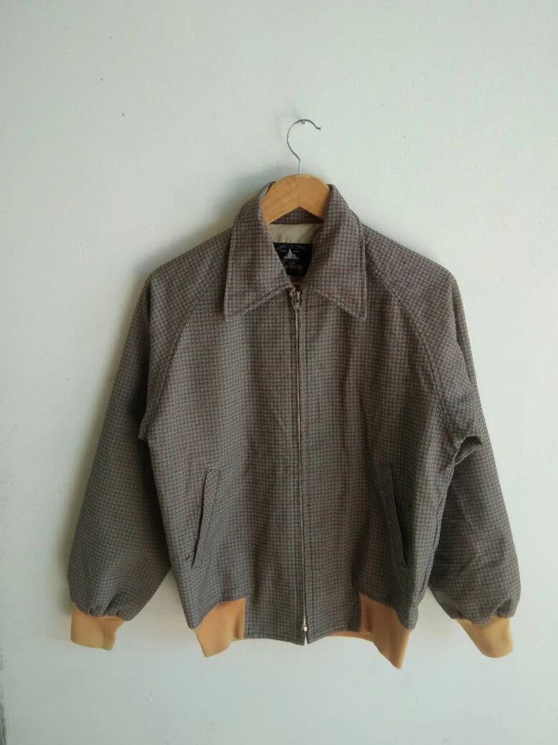 Vintage Japanese Brand Ice Berg Light Bomber Jacket