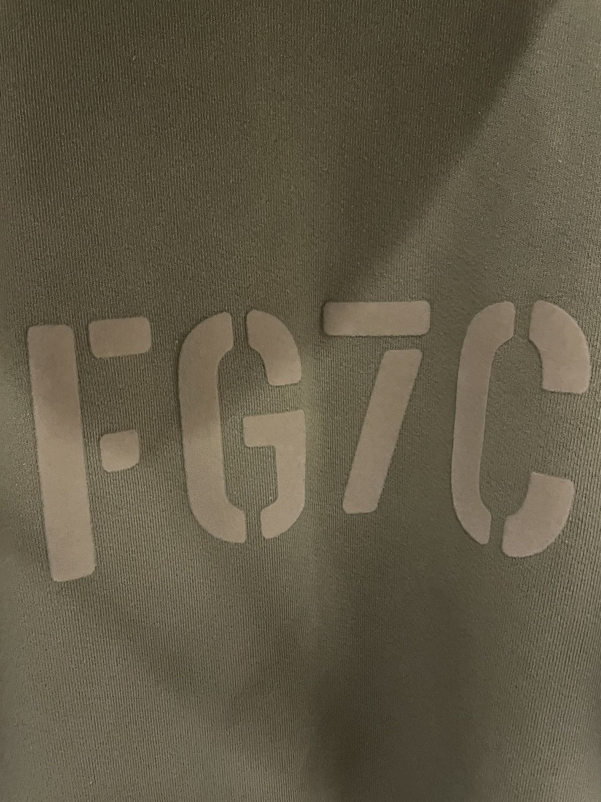 Fear of God Fear of god Green Faded Hoodie Size US XL / EU 56 / 4 - 4 Thumbnail