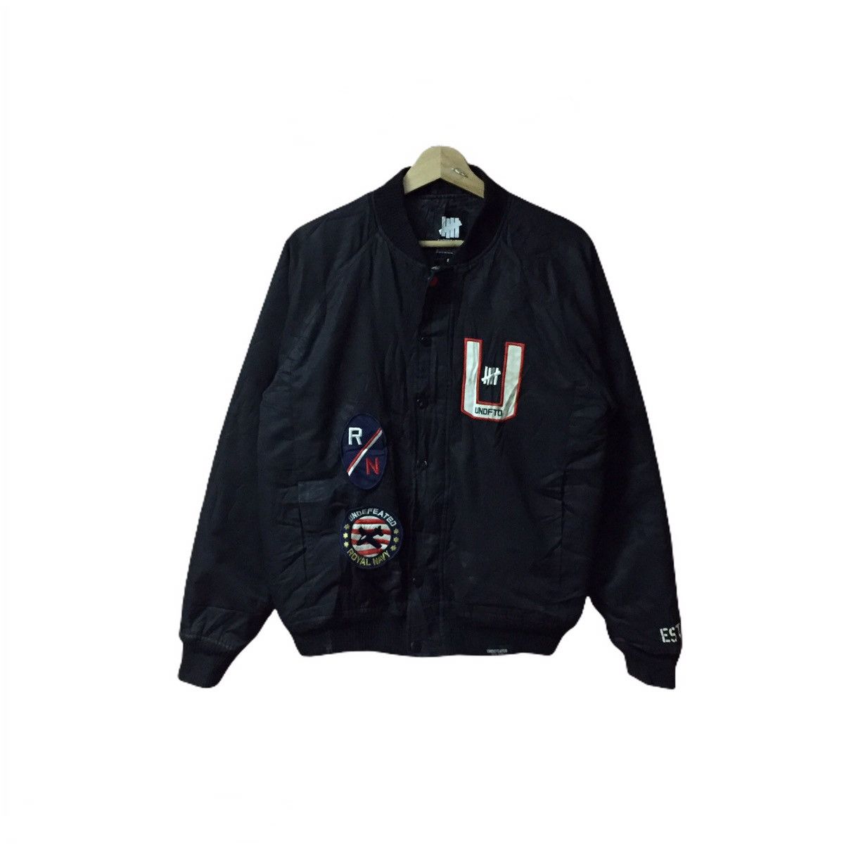 Japanese Brand × Undefeated Vintage Undefeated Bomber Jacket Official Product Size US M / EU 48-50 / 2 - 1 Thumbnail