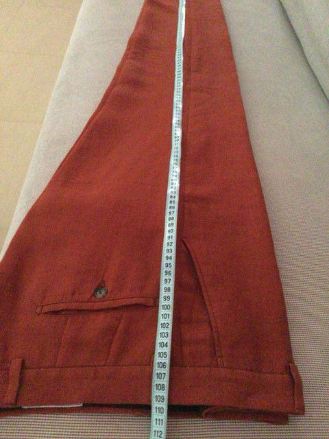 AMI [LAST DROP] 100% Organic Brick Linen trousers Size US 32 / EU 48 - 8 Thumbnail
