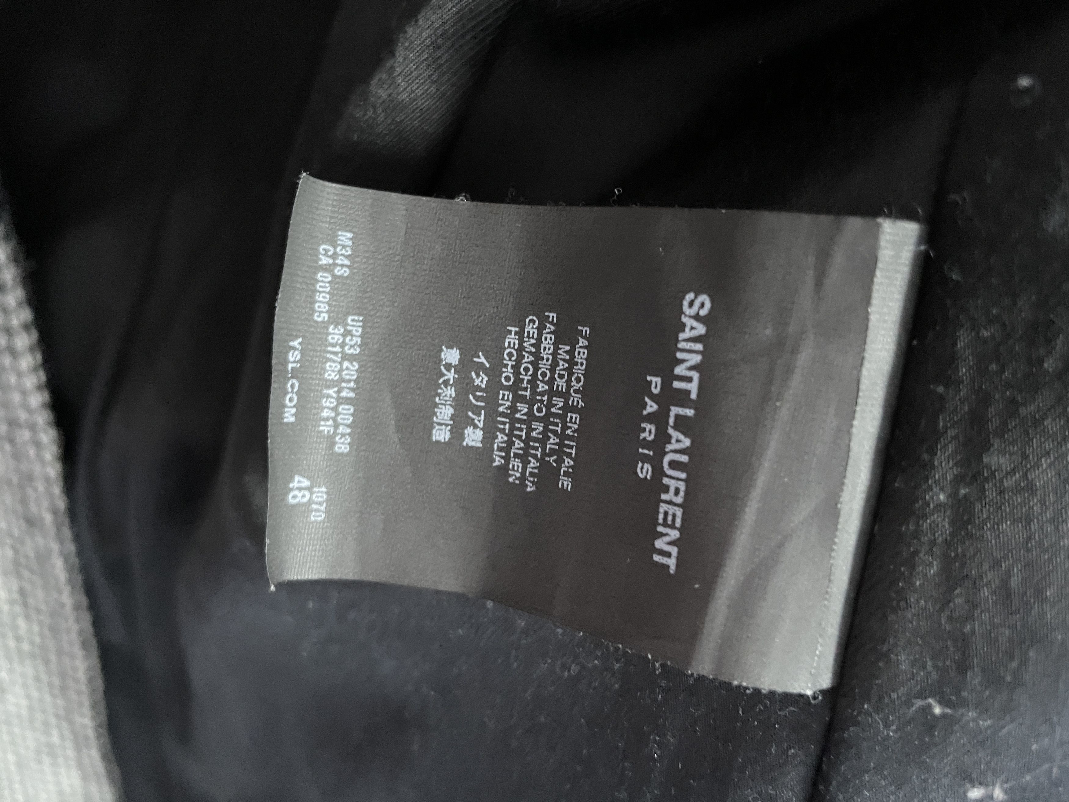 Saint Laurent Paris 2014 Saint Laurent Hedi Slimane Winter Jacket Size US M / EU 48-50 / 2 - 7 Thumbnail