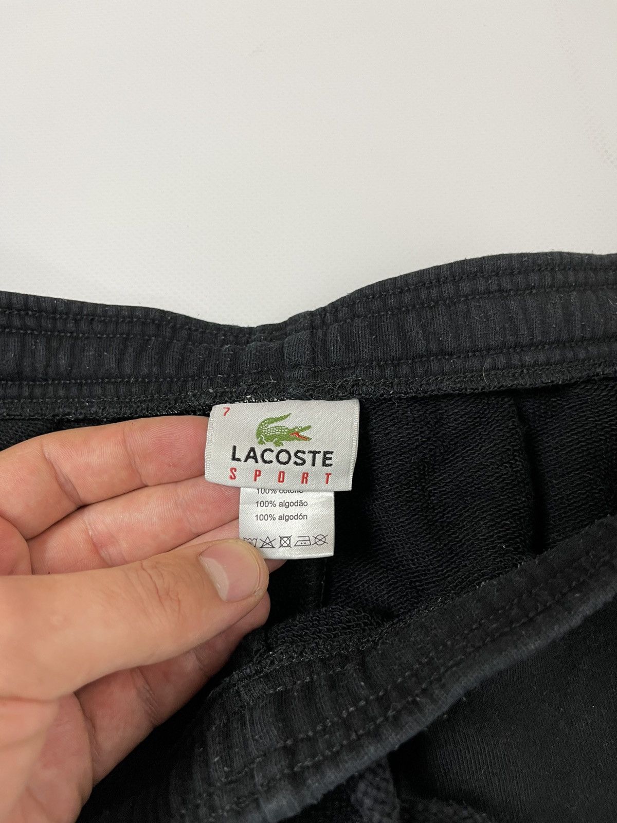 Lacoste Lacoste Sport vintage black sweatpants Size US 36 / EU 52 - 6 Thumbnail