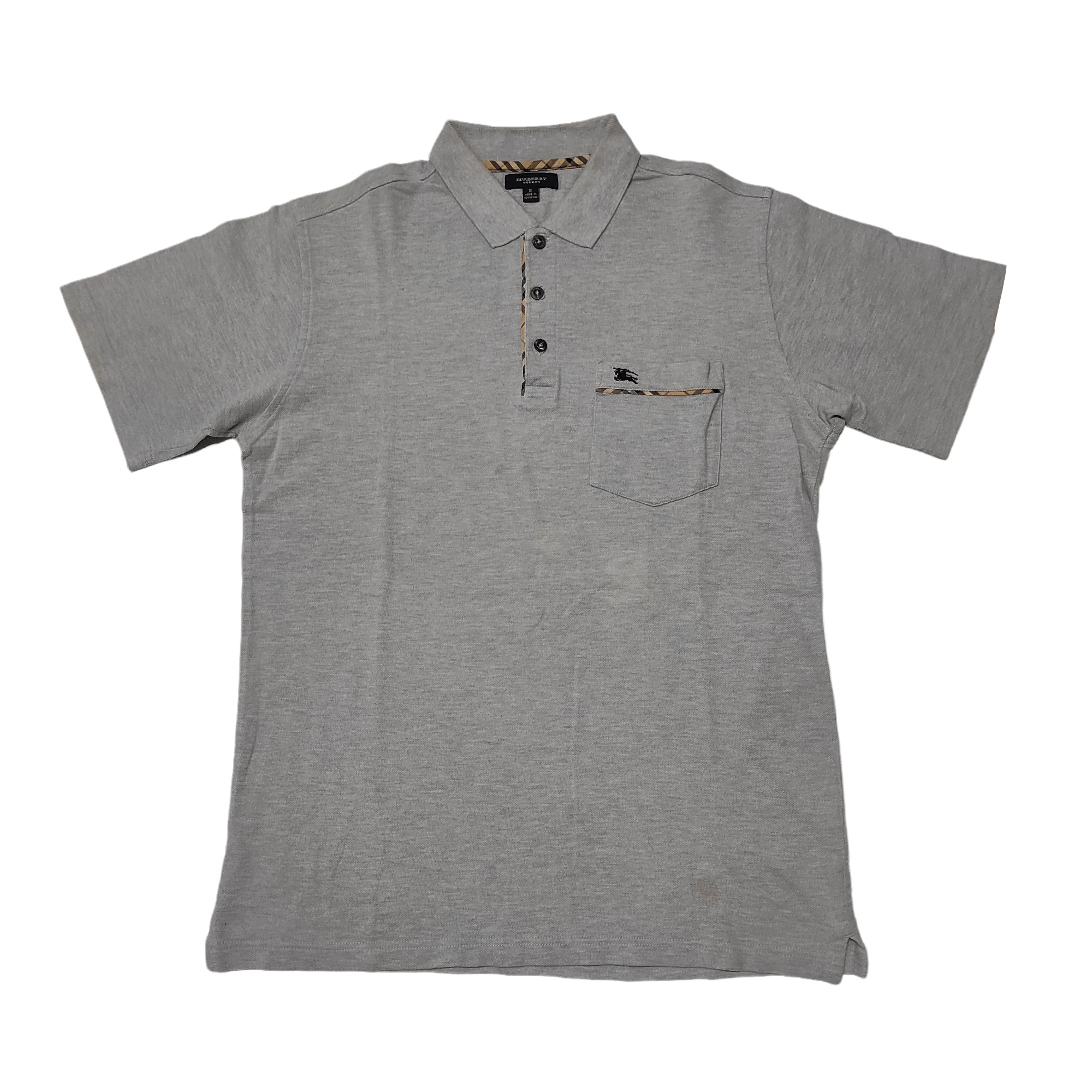 Burberry Burberry London nova check Polo shirt grey size S Size US S / EU 44-46 / 1 - 1 Thumbnail