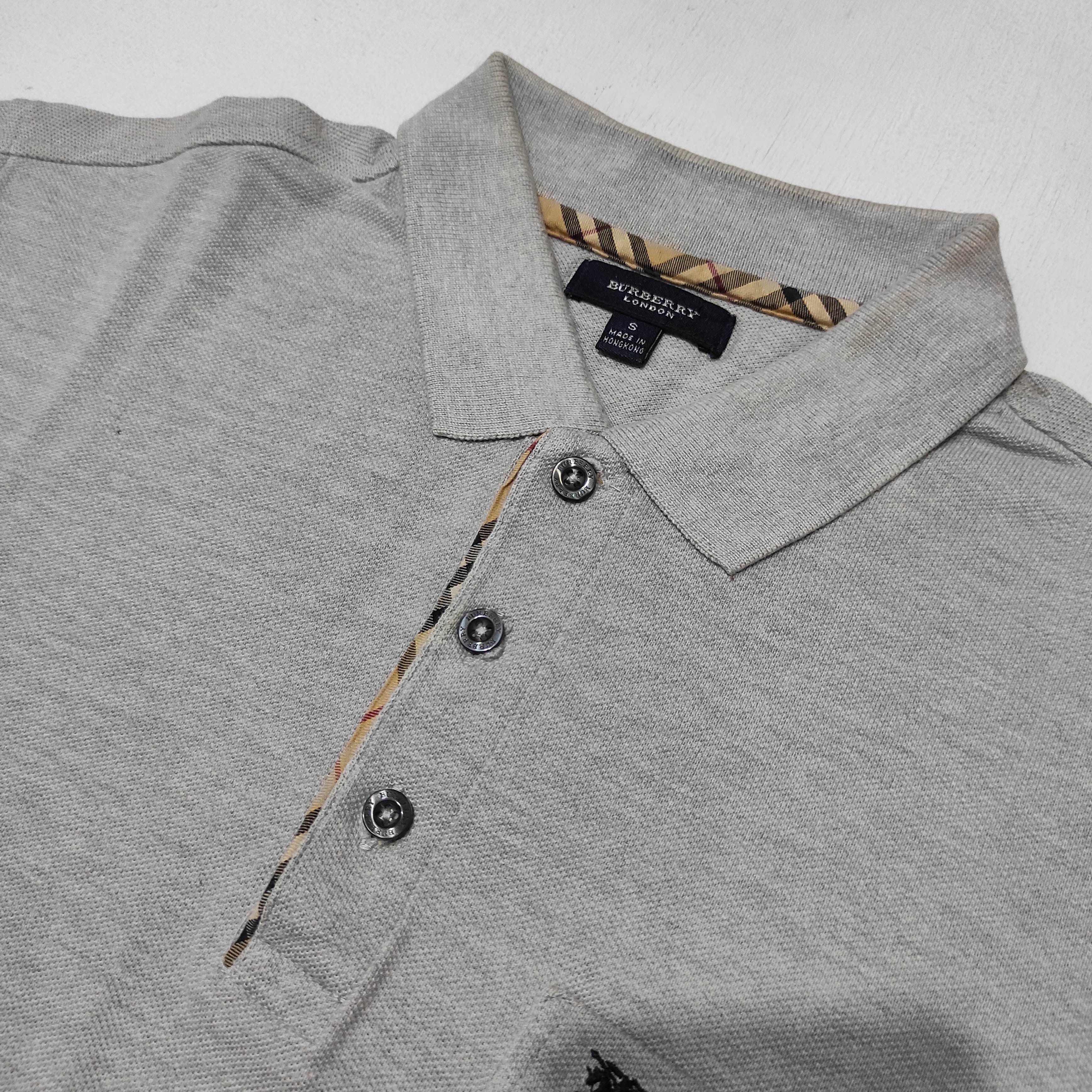 Burberry Burberry London nova check Polo shirt grey size S Size US S / EU 44-46 / 1 - 4 Thumbnail