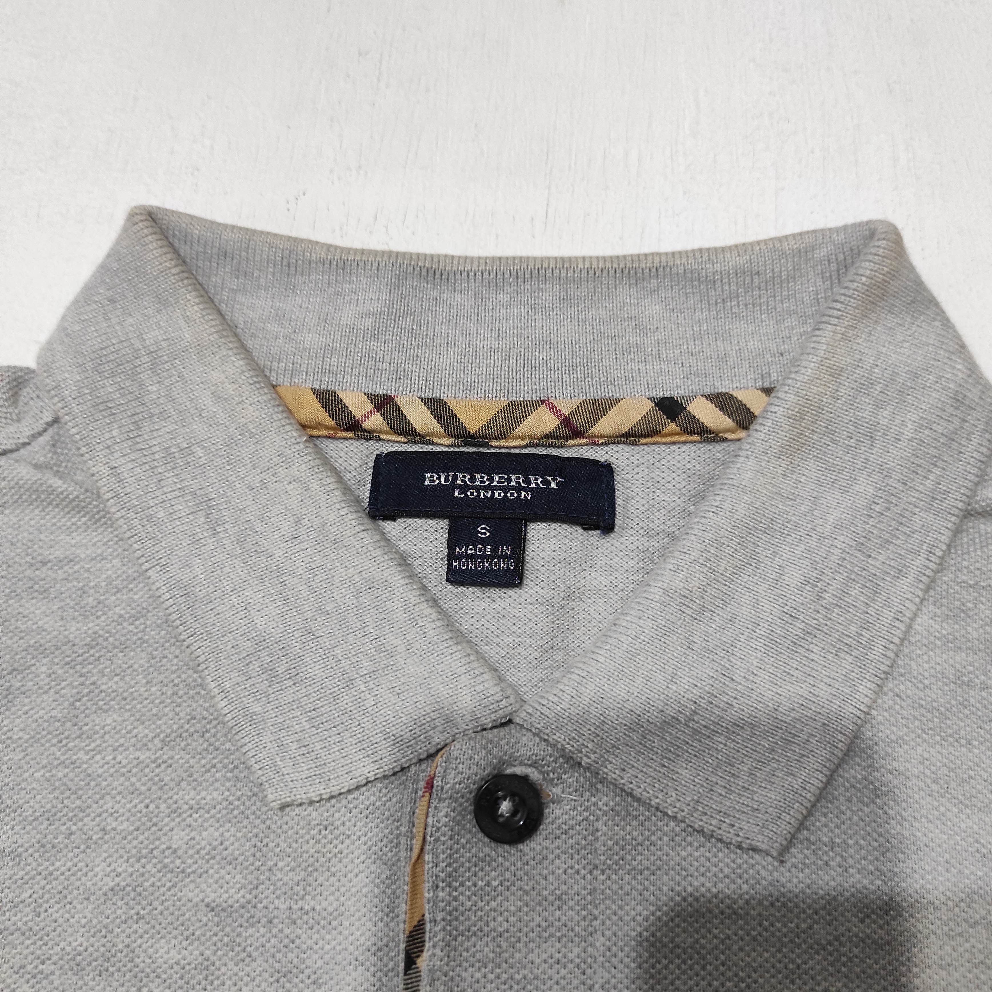 Burberry Burberry London nova check Polo shirt grey size S Size US S / EU 44-46 / 1 - 5 Thumbnail