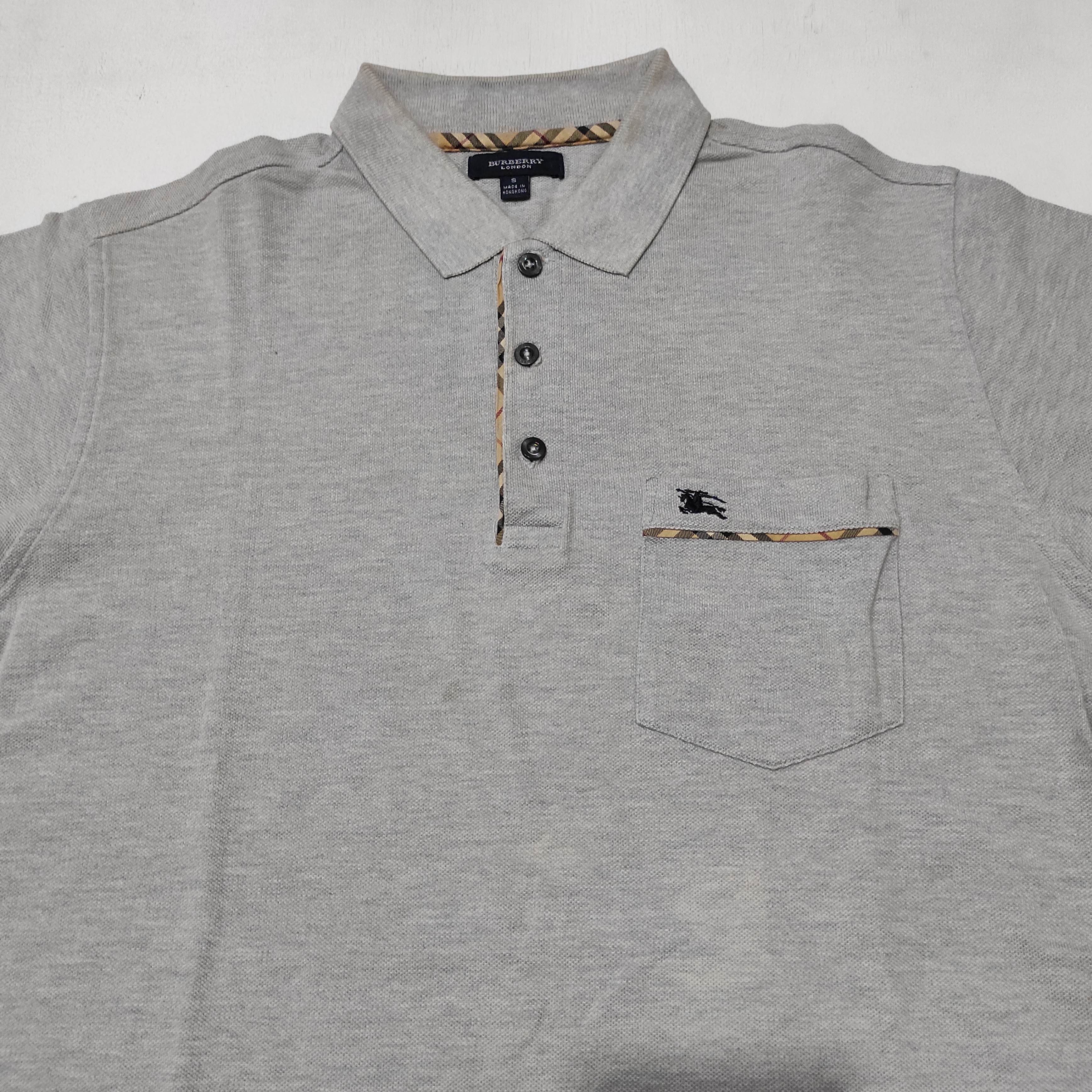 Burberry Burberry London nova check Polo shirt grey size S Size US S / EU 44-46 / 1 - 2 Thumbnail