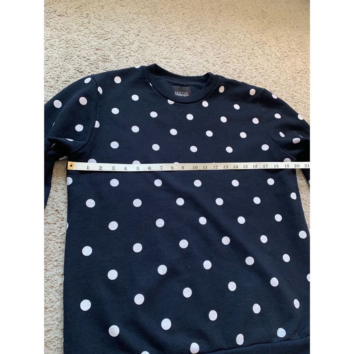 DRIFTER DRIFTER POLKA DOTS CREW SWEATSHIRT Size US M / EU 48-50 / 2 - 13 Thumbnail