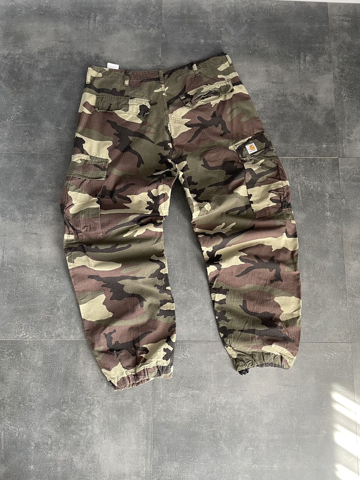Carhartt Vintage Carhartt Camo Military Cargo Pants Joggers Size 38 Size US 38 / EU 54 - 1 Thumbnail
