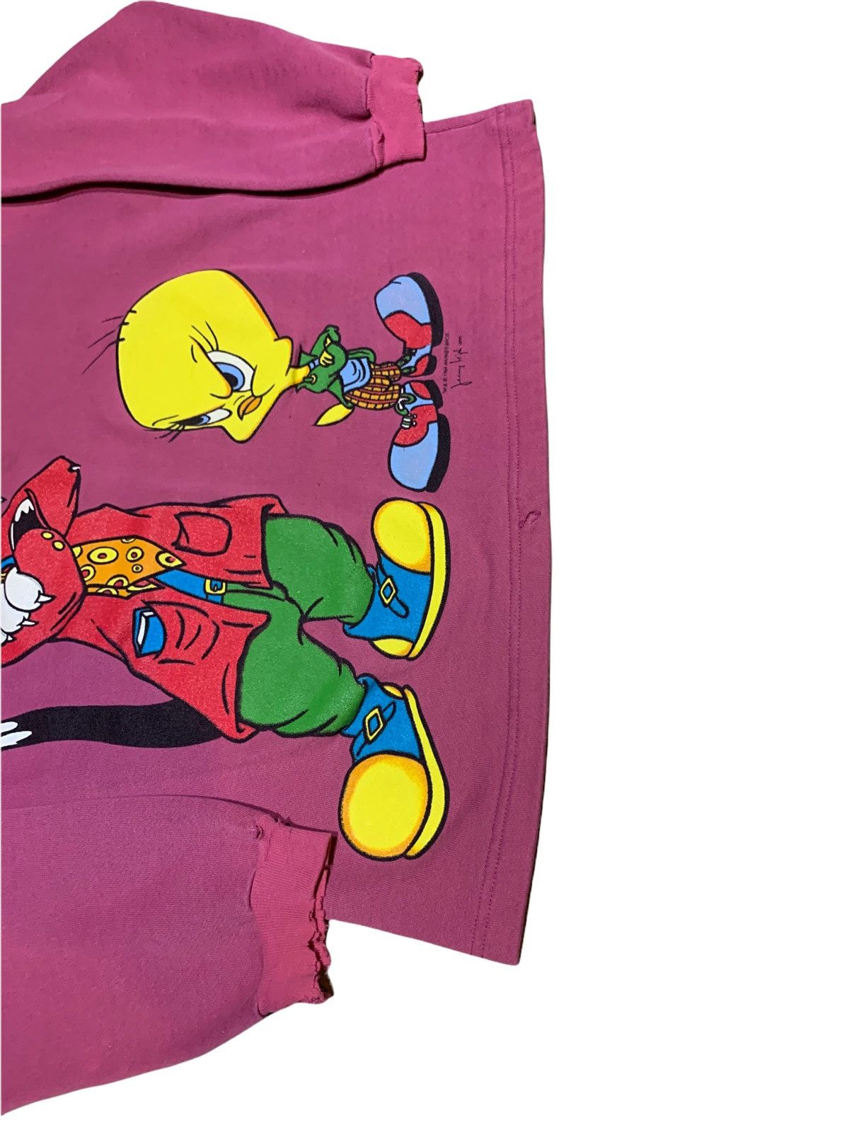 Disney Vintage 90s Looney Tunes Jerry Leigh Hoodie Sweatshirt Size US M / EU 48-50 / 2 - 4 Thumbnail