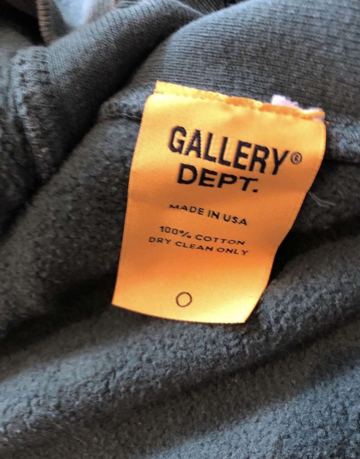 Gallery dept Paint splatter hoodie Green