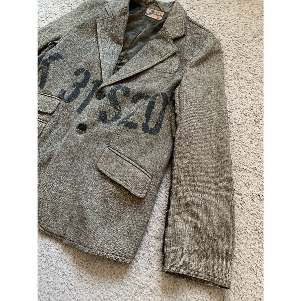 Other VINTAGE S.O.B.O DISTRESSED BLAZER JACKET Size US S / EU 44-46 / 1 - 6 Thumbnail