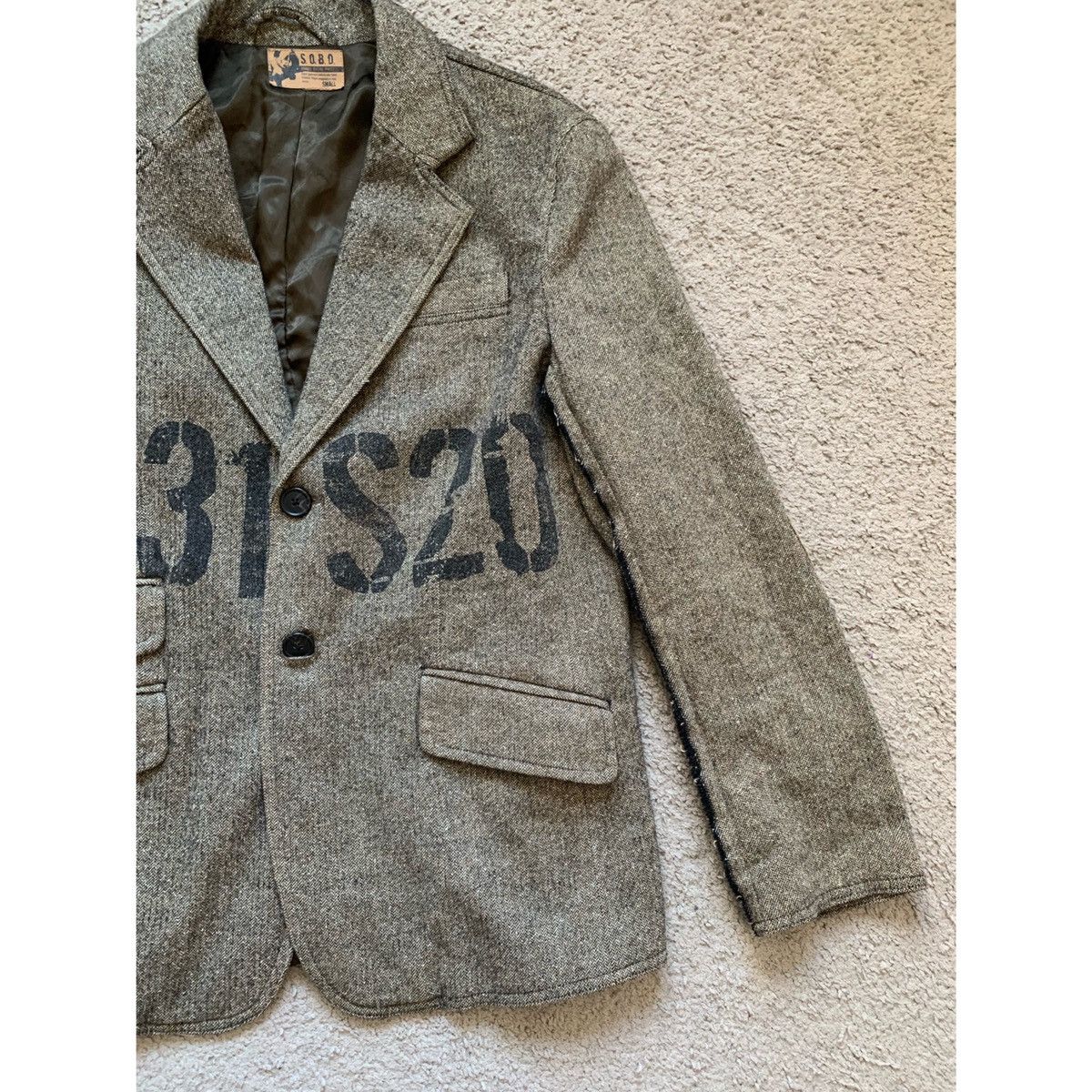 Other VINTAGE S.O.B.O DISTRESSED BLAZER JACKET Size US S / EU 44-46 / 1 - 7 Thumbnail