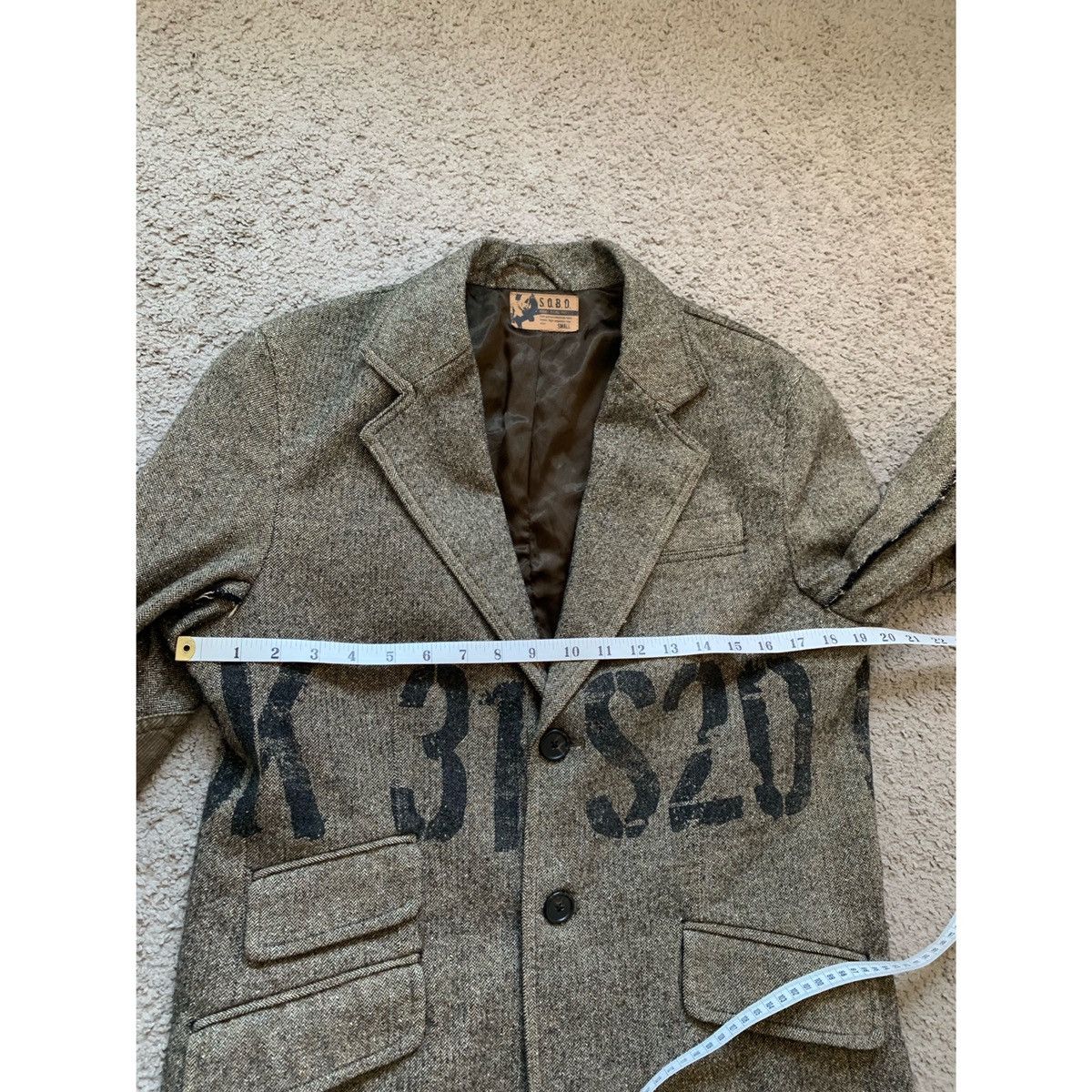 Other VINTAGE S.O.B.O DISTRESSED BLAZER JACKET Size US S / EU 44-46 / 1 - 20 Thumbnail