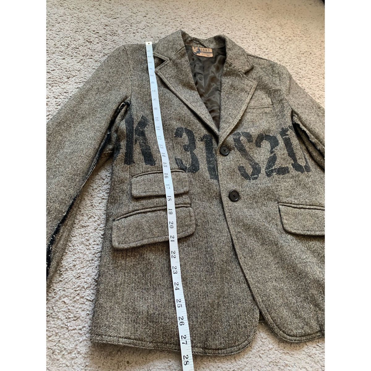 Other VINTAGE S.O.B.O DISTRESSED BLAZER JACKET Size US S / EU 44-46 / 1 - 18 Thumbnail