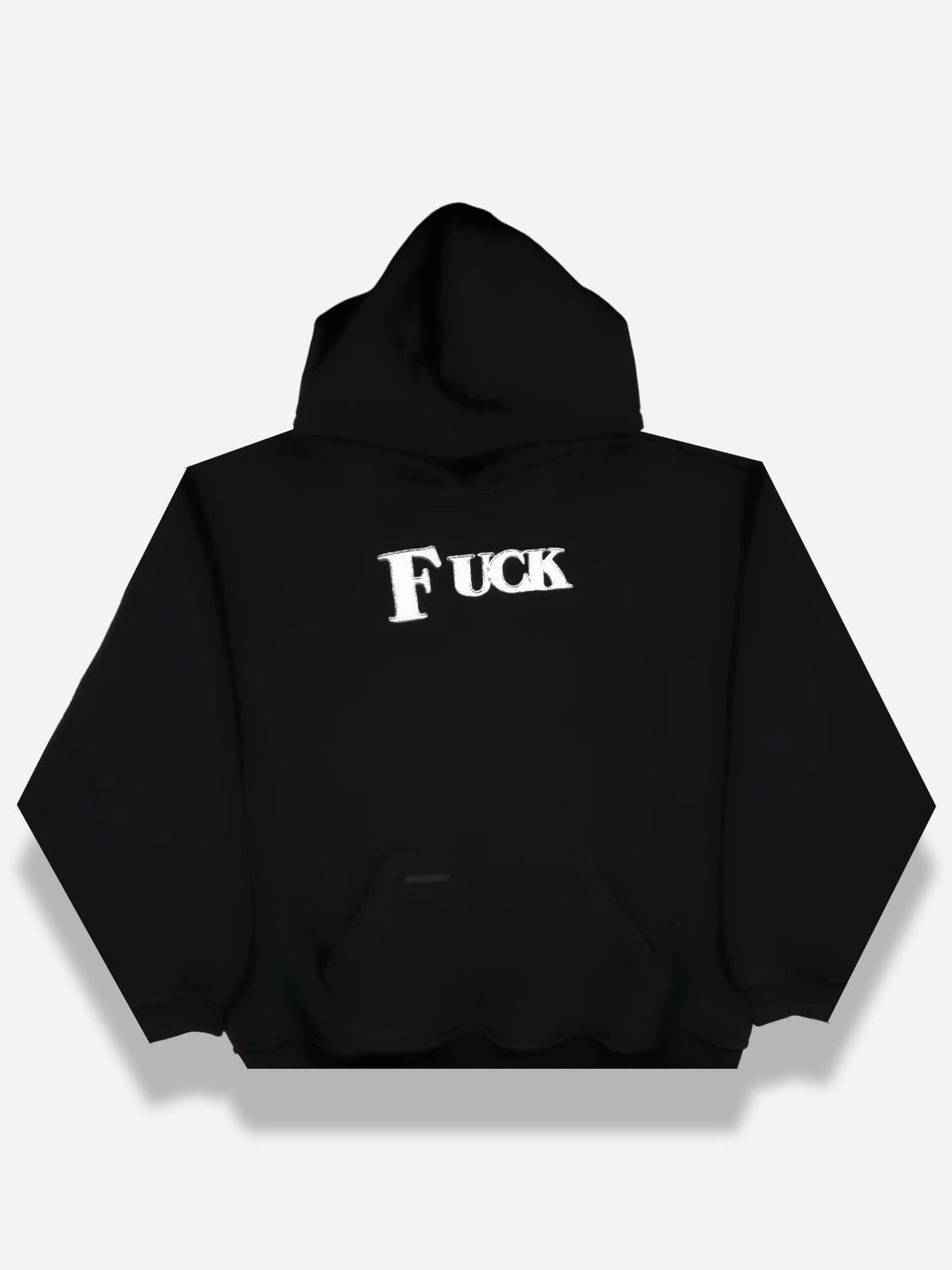 トップス VETEMENTS Fuck reversible hoodie Vetements 2019 Fuck Reversible Hoodie - Black Sweatshirts