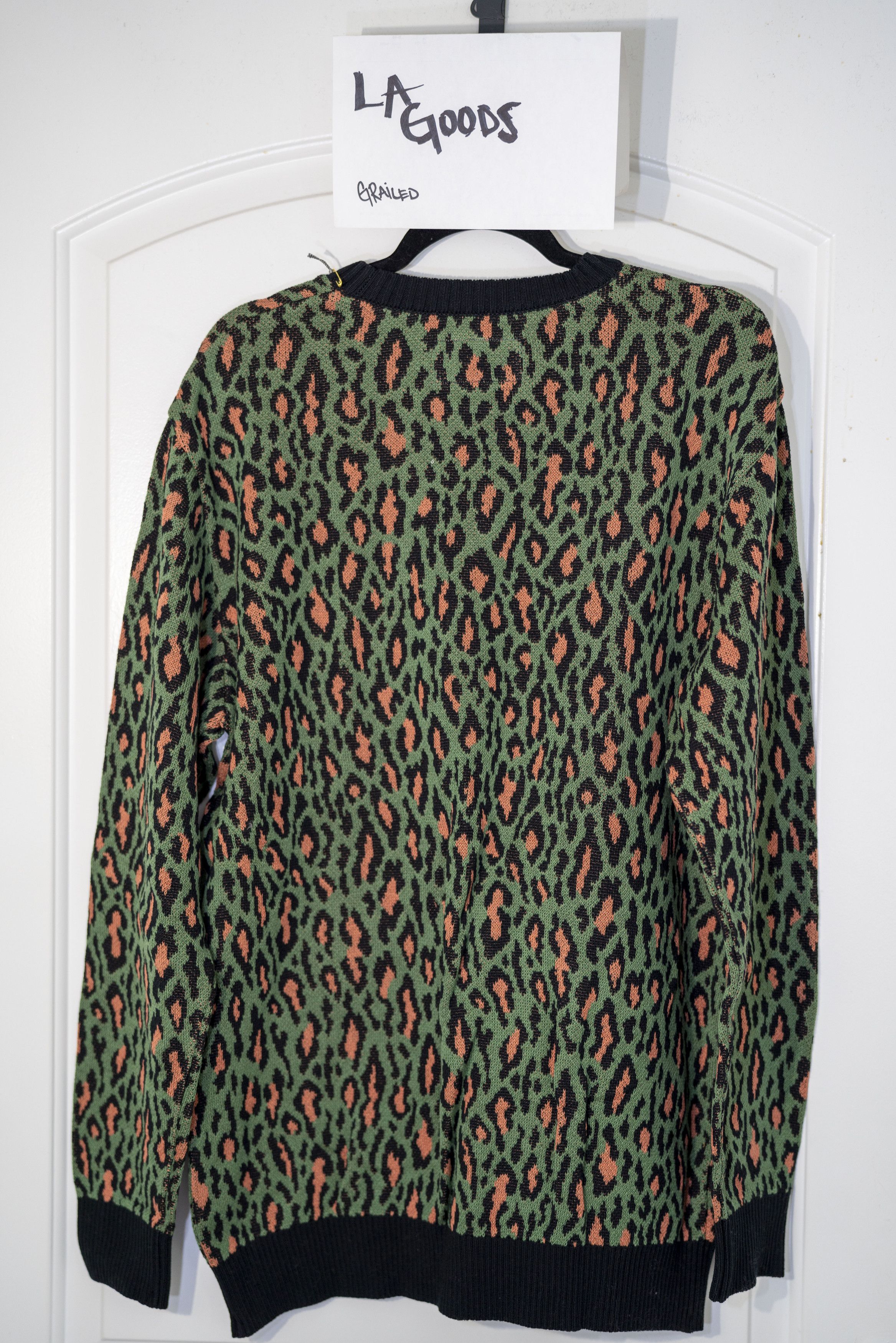 Wacko Maria Jacquard Leopard Print Sweater Size US XL / EU 56 / 4 - 2 Thumbnail