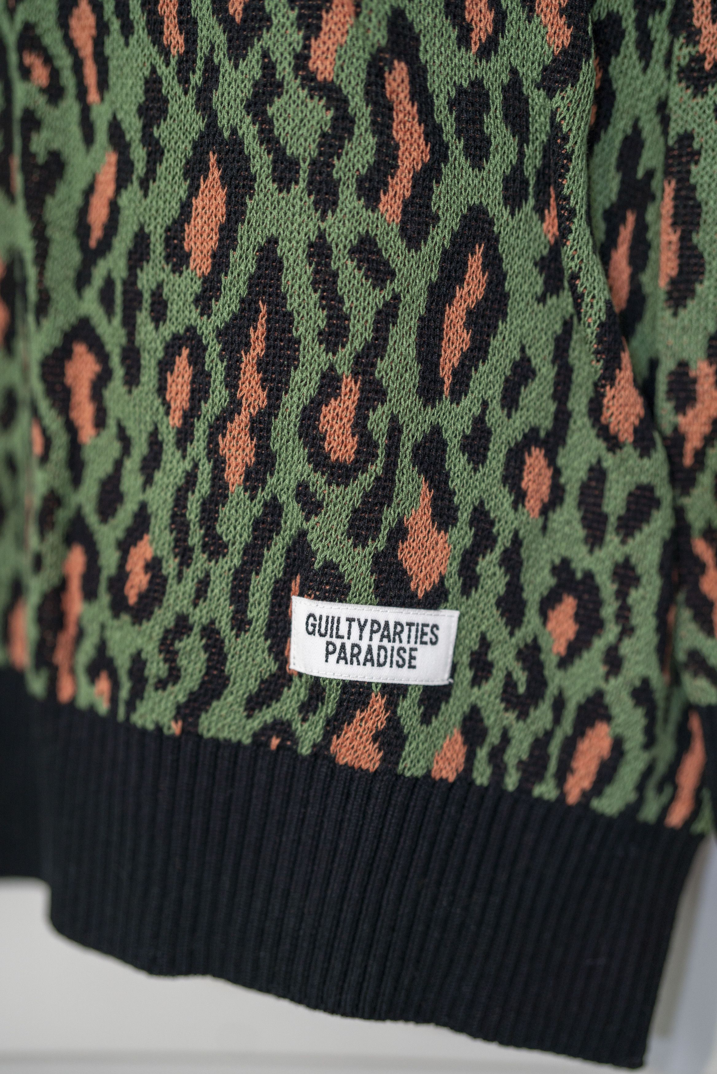 Wacko Maria Jacquard Leopard Print Sweater Size US XL / EU 56 / 4 - 4 Thumbnail