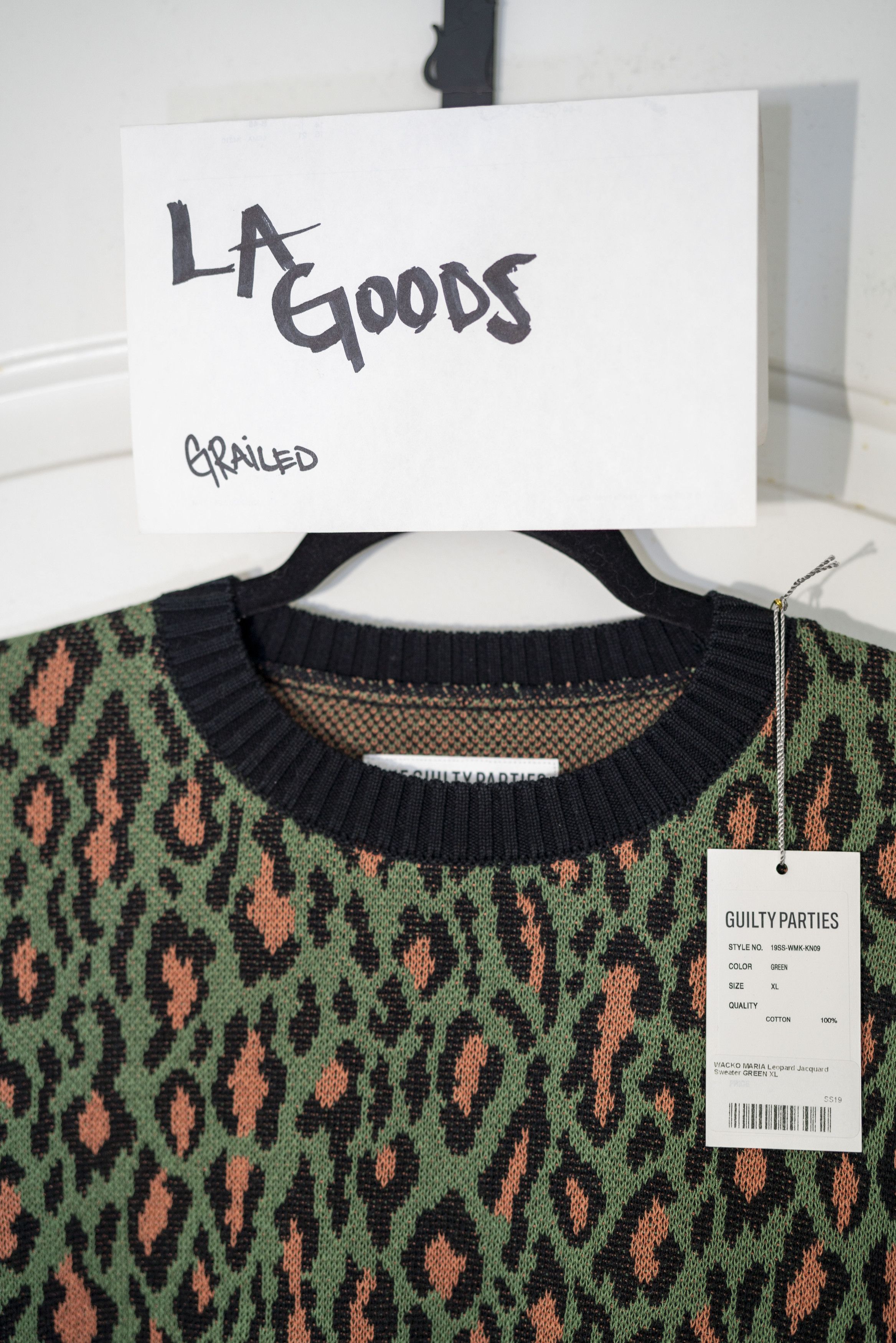 Wacko Maria Jacquard Leopard Print Sweater Size US XL / EU 56 / 4 - 3 Thumbnail
