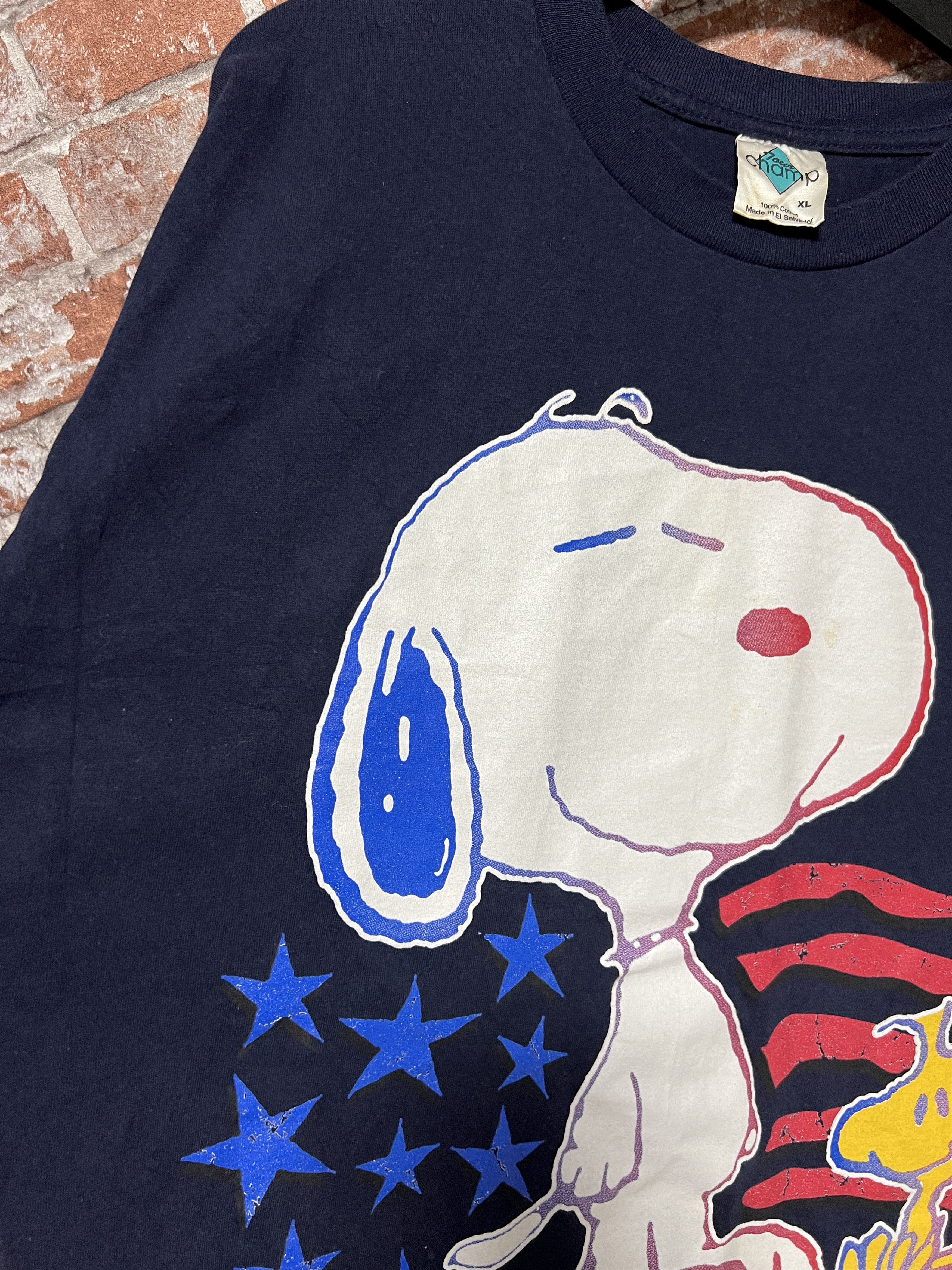 Cartoon Network Vintage 90s Peanuts Snoopy USA Cartoon T-shirt Size US XL / EU 56 / 4 - 15 Thumbnail