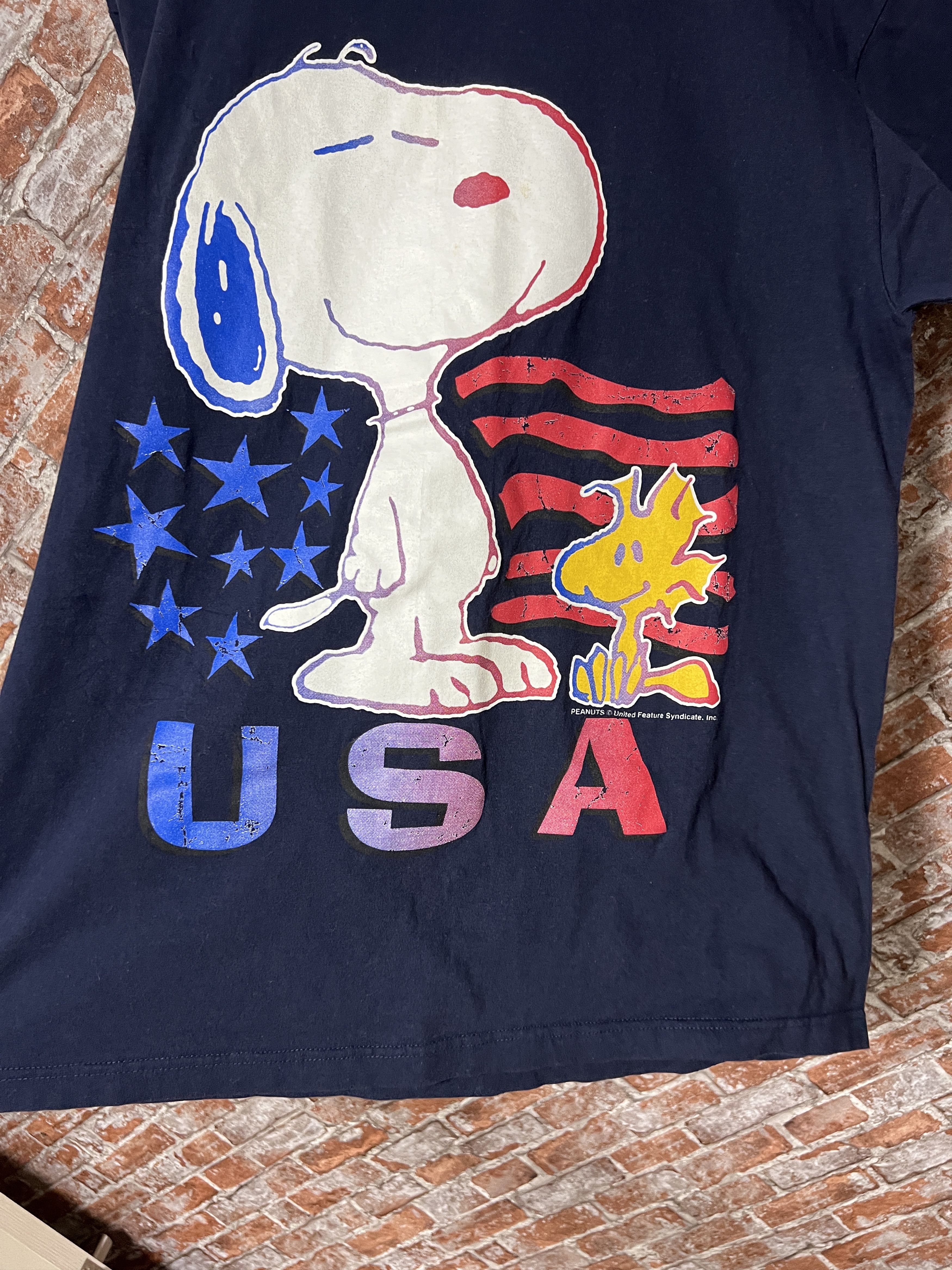 Cartoon Network Vintage 90s Peanuts Snoopy USA Cartoon T-shirt Size US XL / EU 56 / 4 - 11 Thumbnail