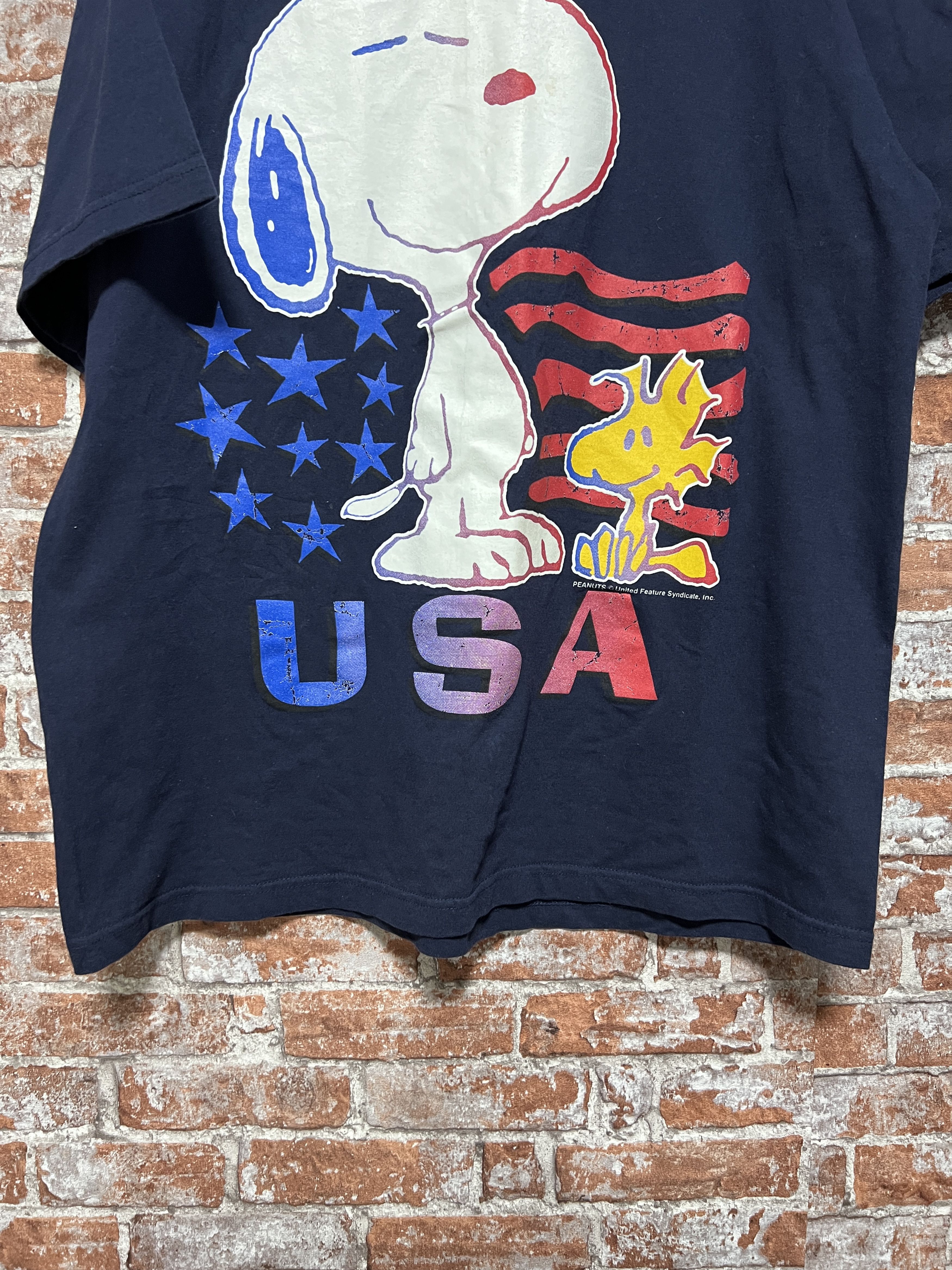 Cartoon Network Vintage 90s Peanuts Snoopy USA Cartoon T-shirt Size US XL / EU 56 / 4 - 8 Thumbnail