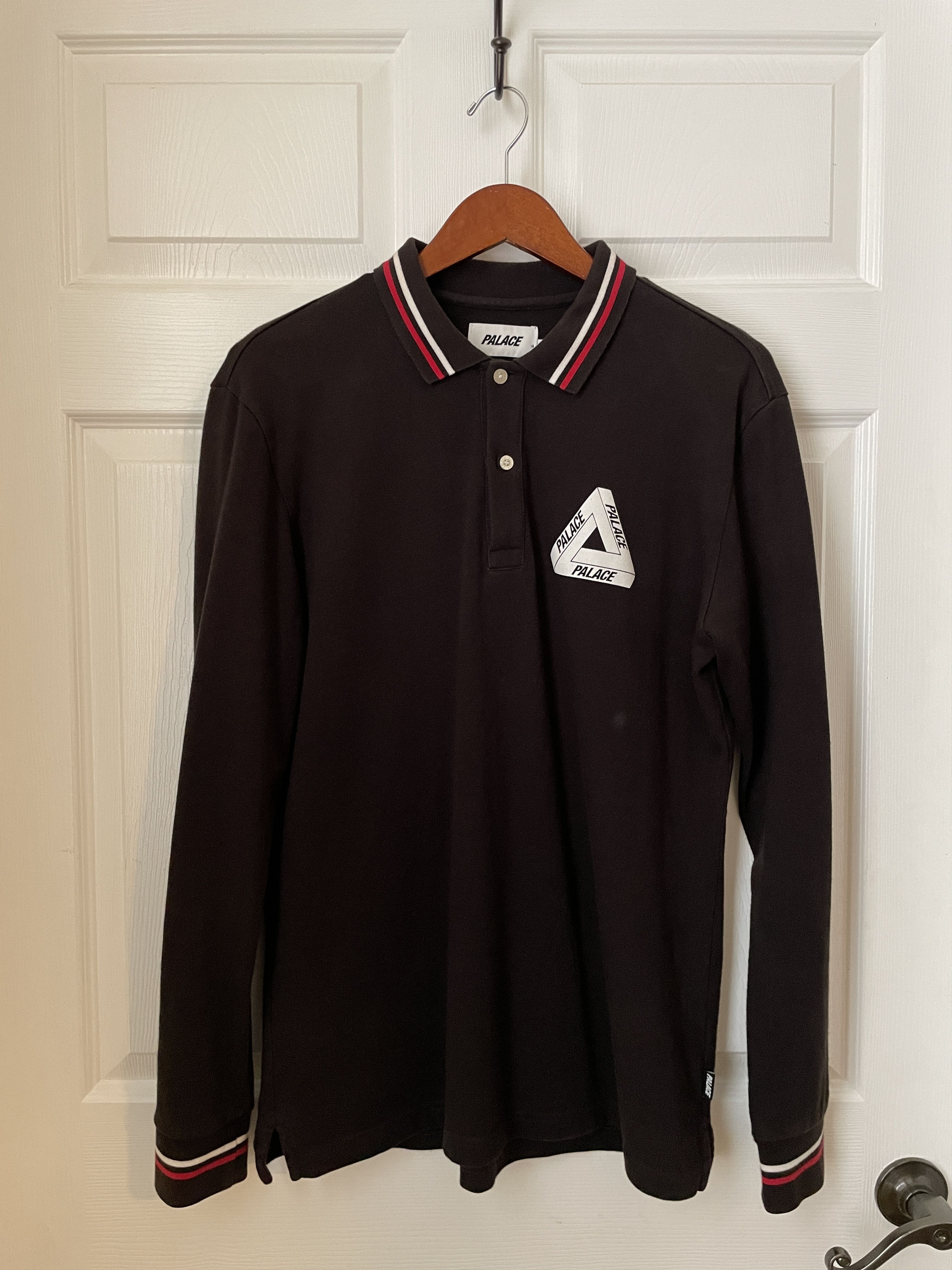Palace Palace x Stella Artois Tech Polo Black | Grailed