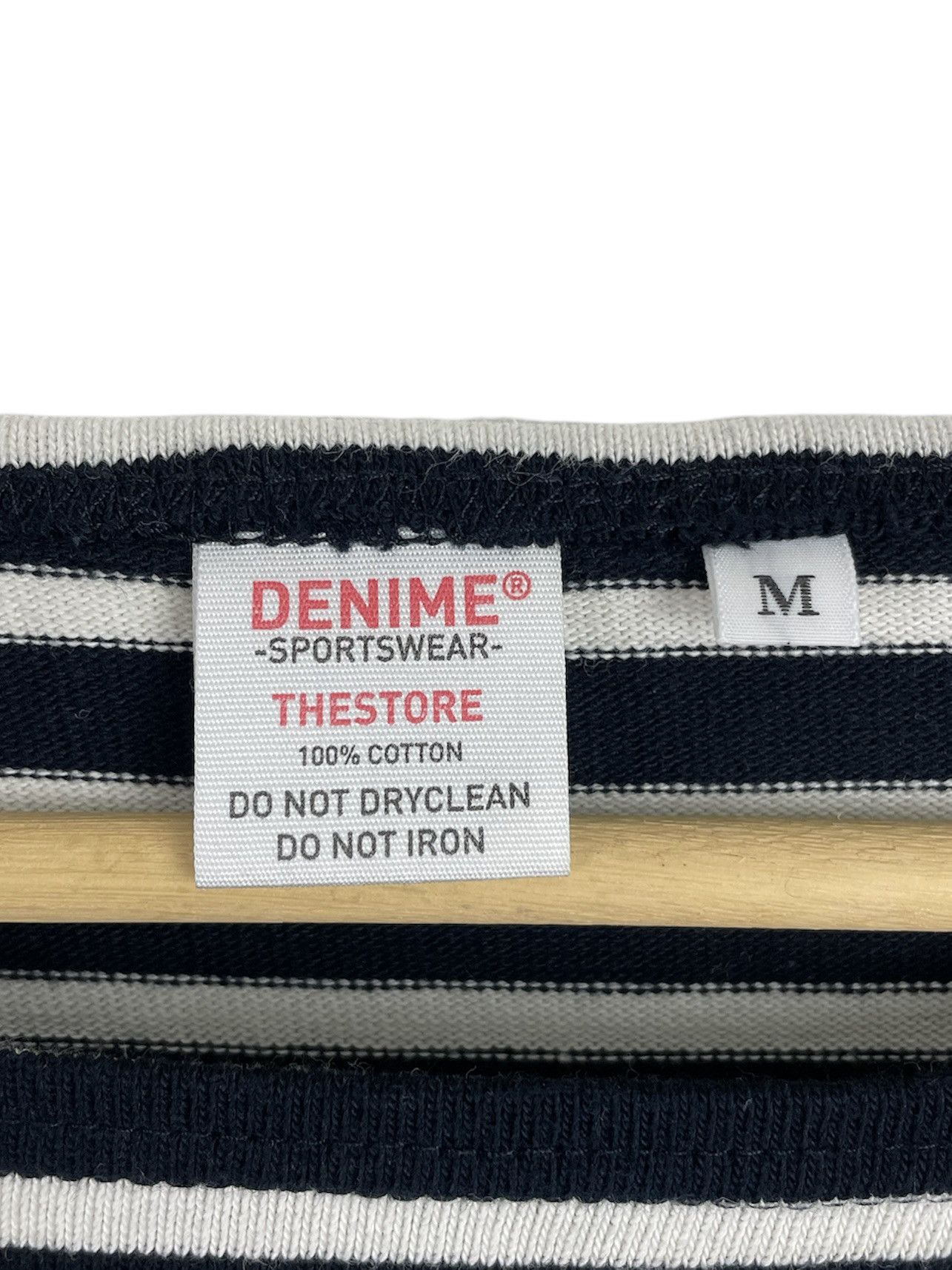 Denime × Japanese Brand Denime The Store Striped LS Tee – Hidden Pockets | Japan M Size US M / EU 48-50 / 2 - 3 Thumbnail