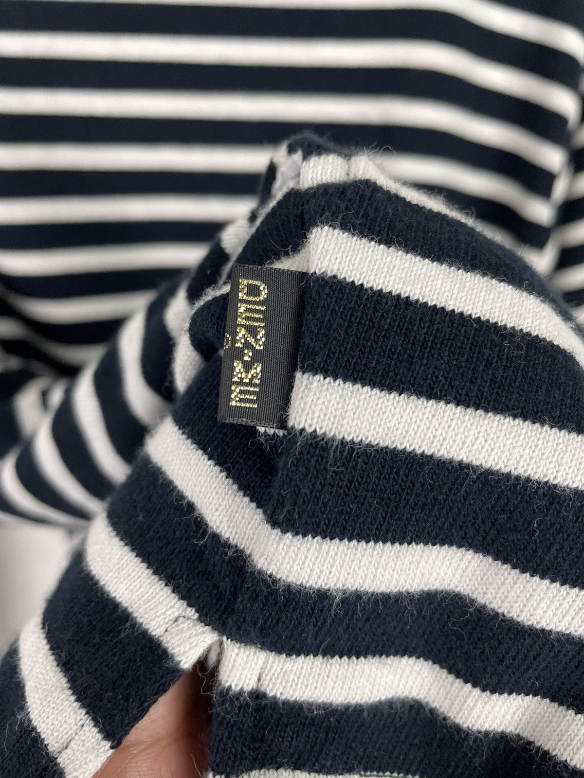 Denime × Japanese Brand Denime The Store Striped LS Tee – Hidden Pockets | Japan M Size US M / EU 48-50 / 2 - 6 Thumbnail