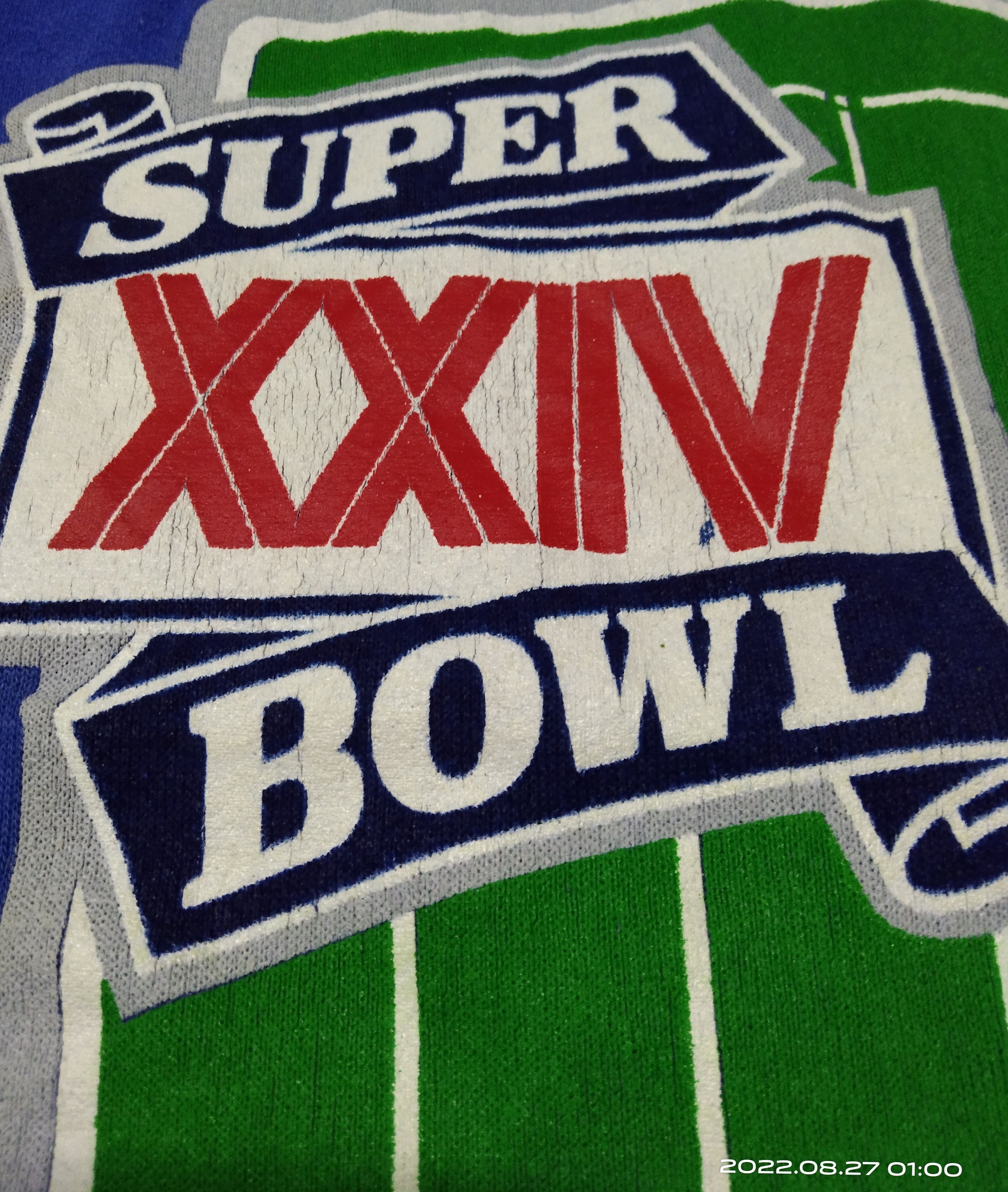 NFL SUPER BOWL NFL SWEATSHIRT VINTAGE Size US L / EU 52-54 / 3 - 5 Thumbnail