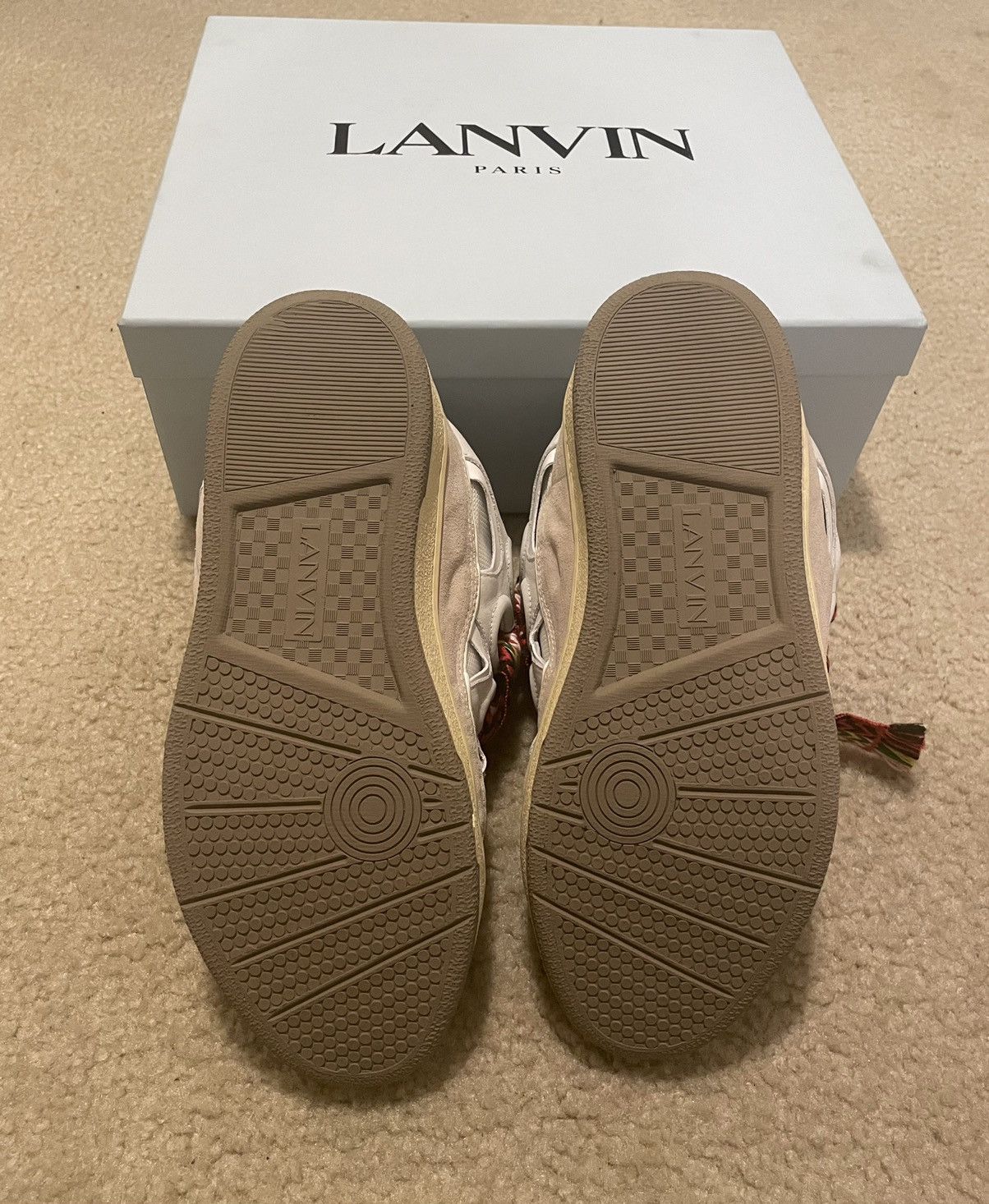 Lanvin Lanvin Curb Sneakers White/Multicolor Size 43 EU/10 US Size US 10 / EU 43 - 5 Thumbnail