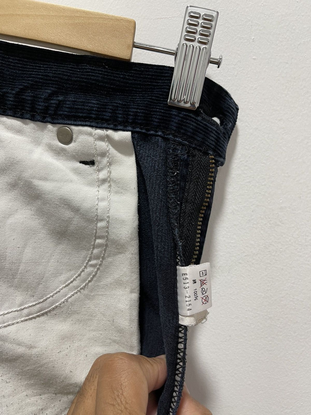 Lee × Vintage VINTAGE LEE CORDUROY DISTRESSED JEANS MADE IN JAPAN 34x34 Size US 32 / EU 48 - 15 Thumbnail