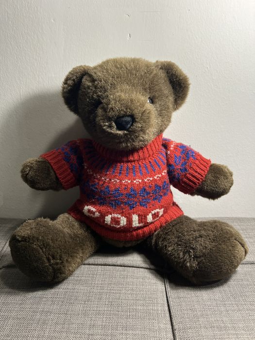 Ralph Lauren Vintage 1997 Ralph Lauren Polo Bear Plush 16 inches long ...