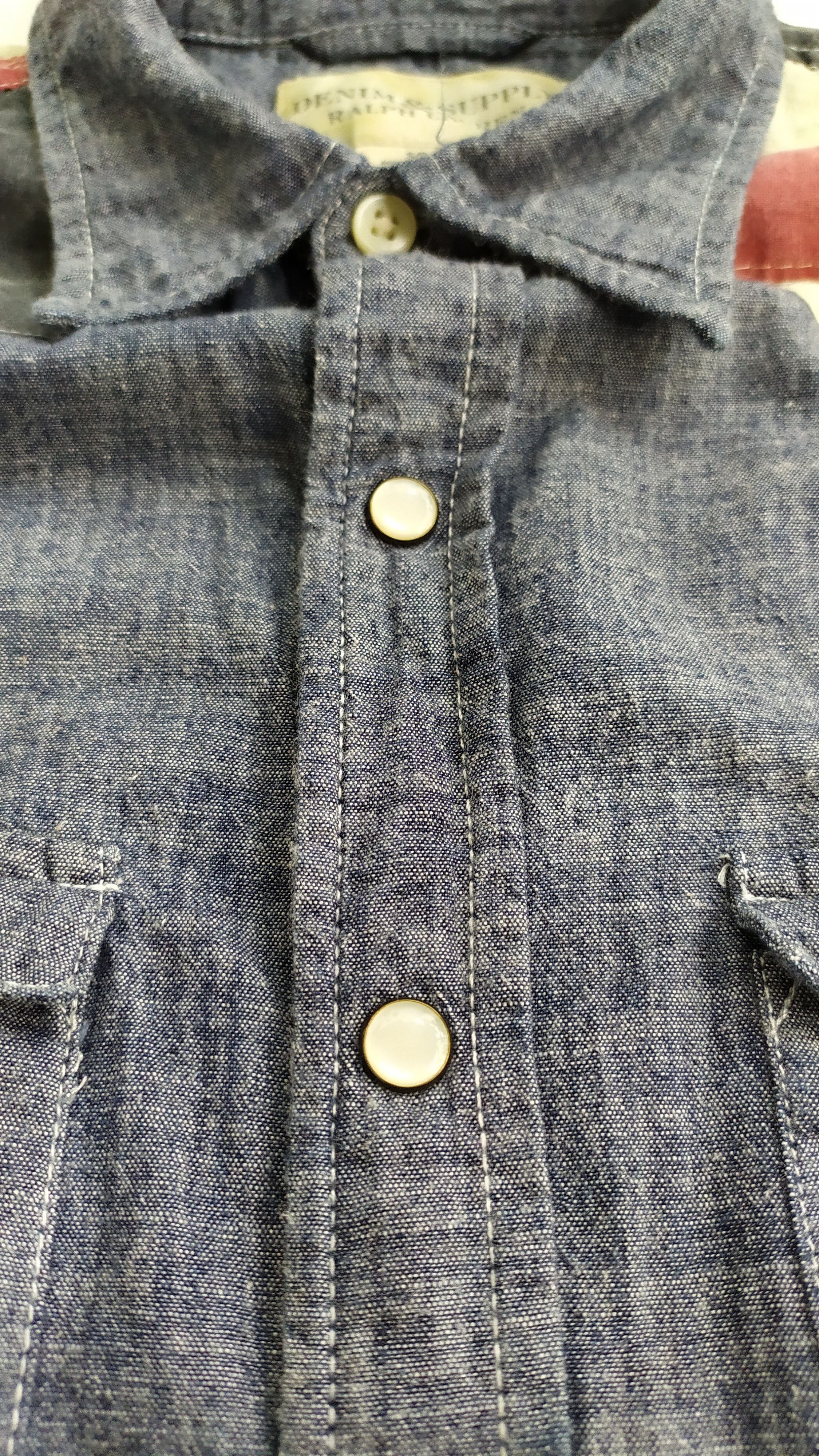 Denim & Supply Ralph Lauren Vtg Denim and Supply Ralph Lauren american flag shirt Size US S / EU 44-46 / 1 - 8 Thumbnail