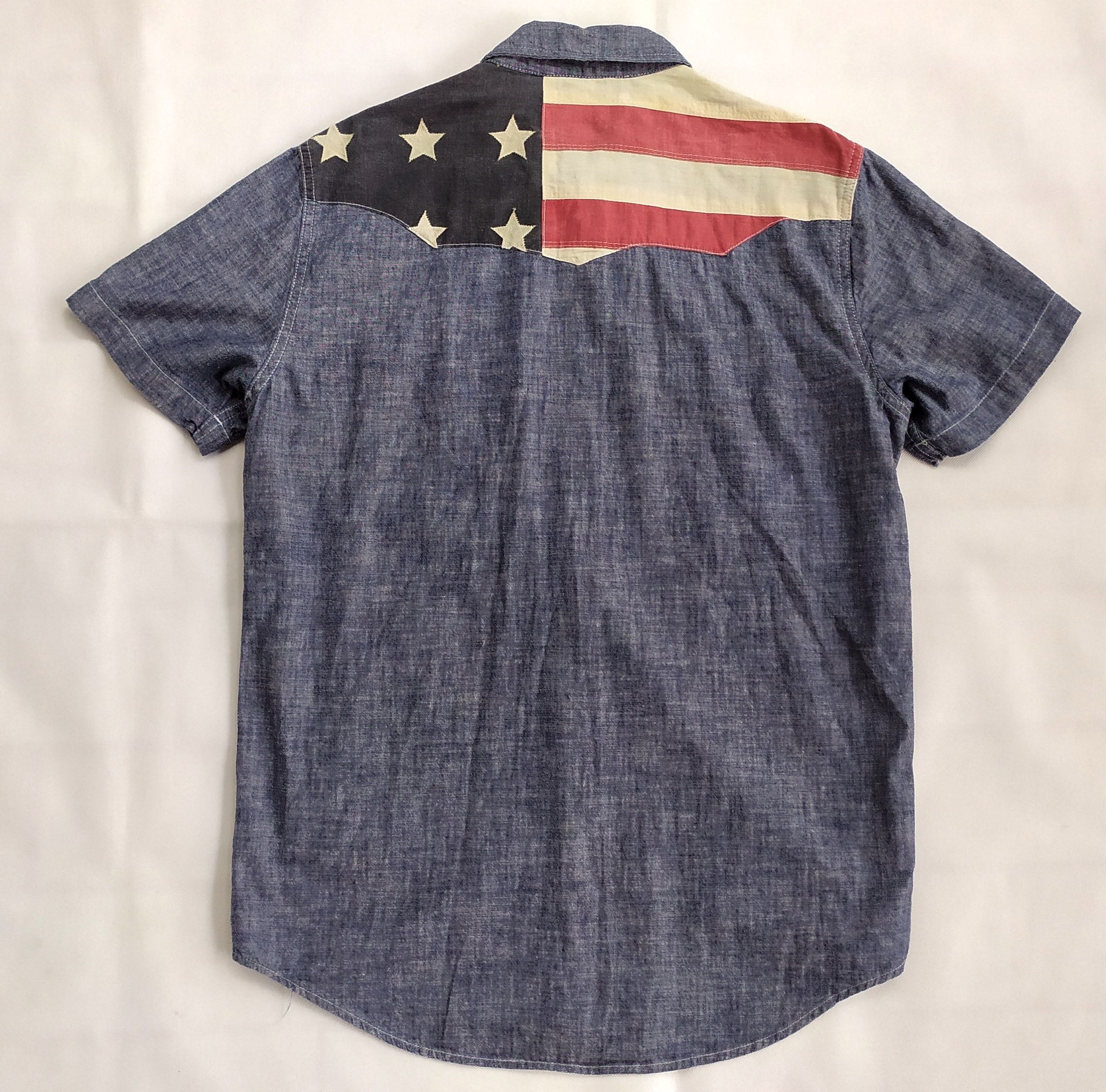 Denim & Supply Ralph Lauren Vtg Denim and Supply Ralph Lauren american flag shirt Size US S / EU 44-46 / 1 - 4 Thumbnail