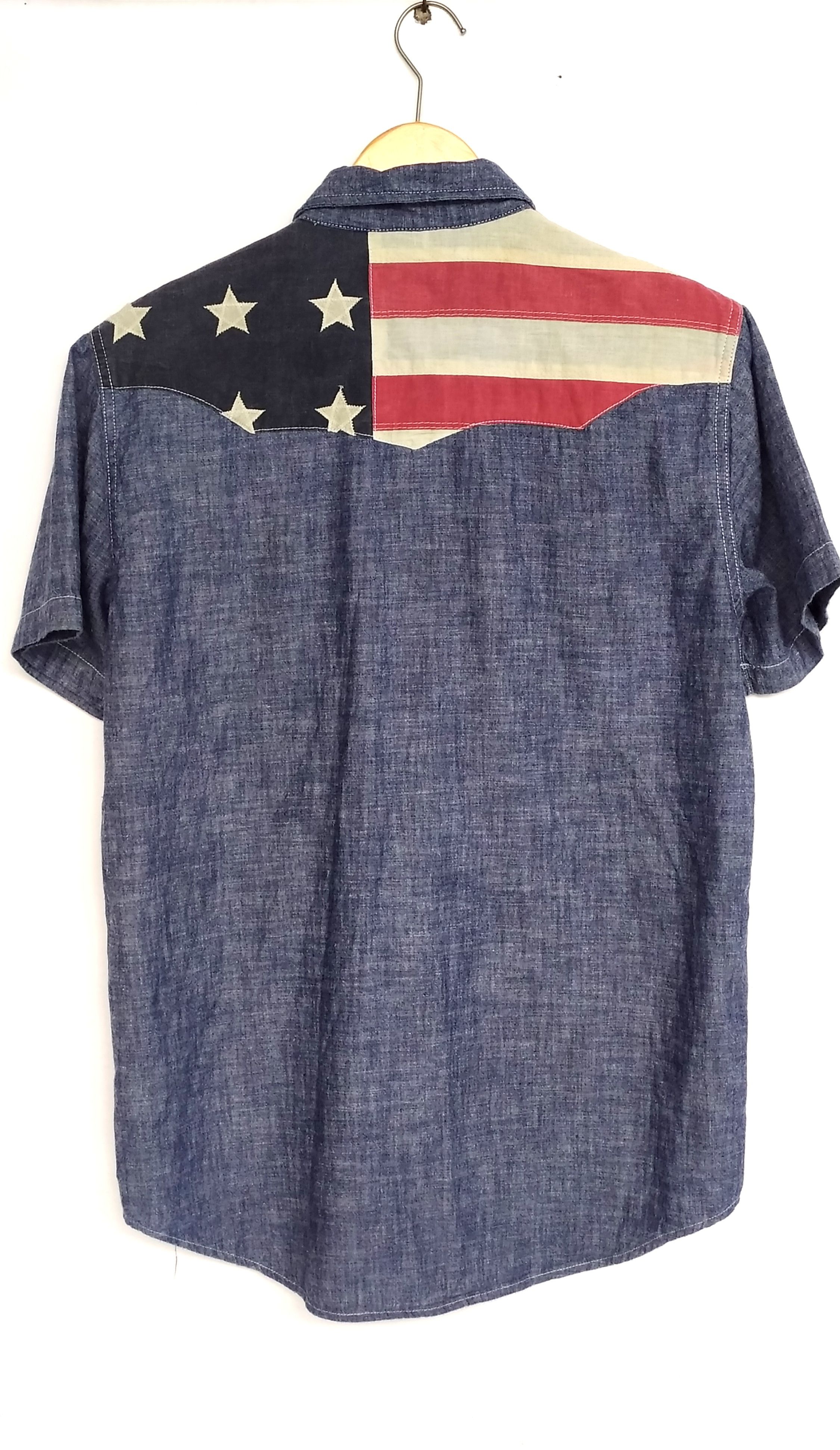 Denim & Supply Ralph Lauren Vtg Denim and Supply Ralph Lauren american flag shirt Size US S / EU 44-46 / 1 - 2 Thumbnail