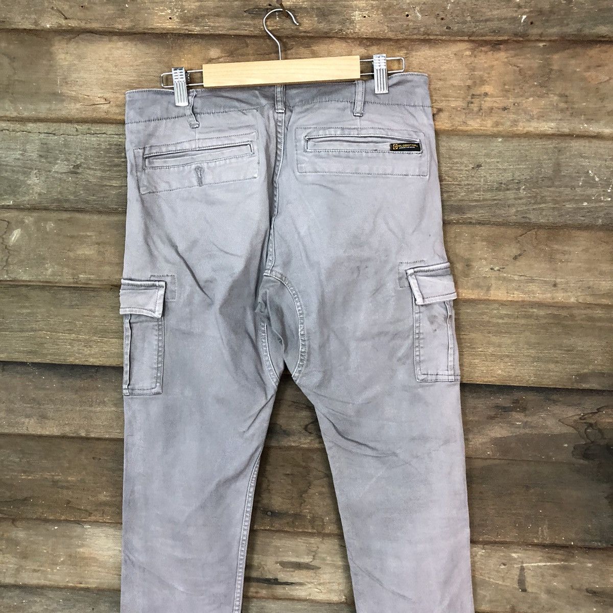 Japanese Brand × StraightFaded Gladiator Blue Faded multi pocket tactical Cargo Pants #4455 Size US 29 - 12 Thumbnail