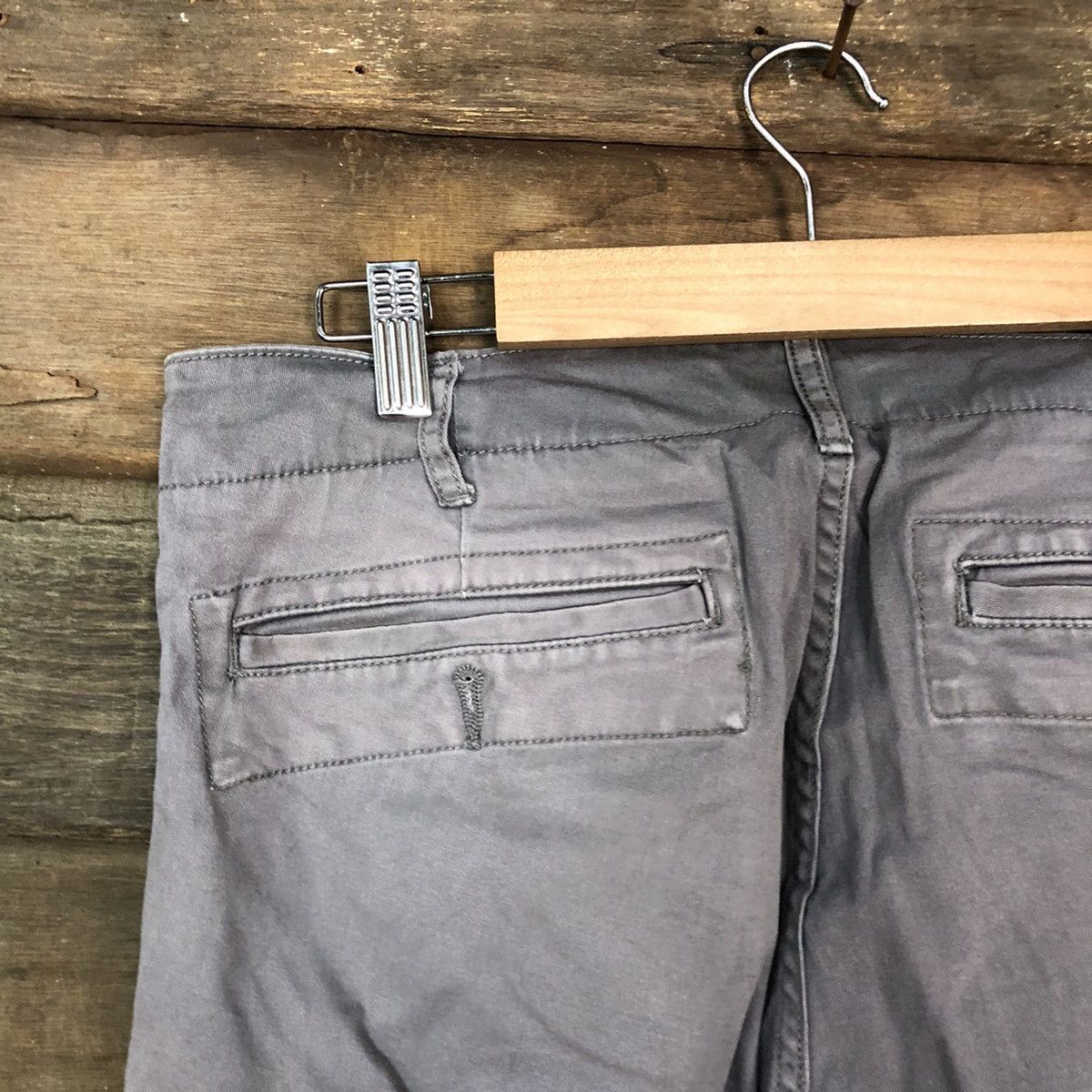 Japanese Brand × StraightFaded Gladiator Blue Faded multi pocket tactical Cargo Pants #4455 Size US 29 - 14 Thumbnail