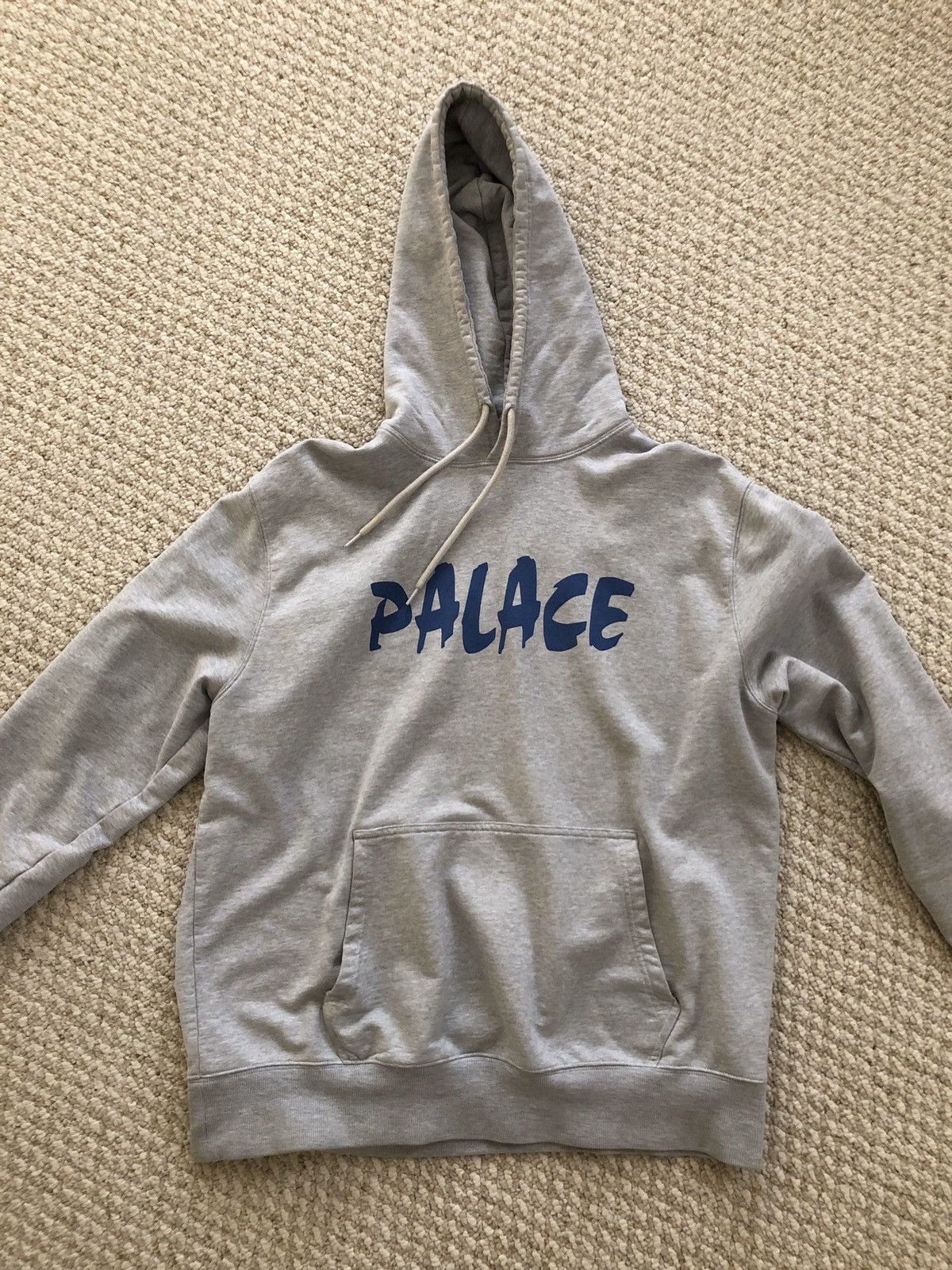 Palace Palazer Hoodie Grey Marl Grailed