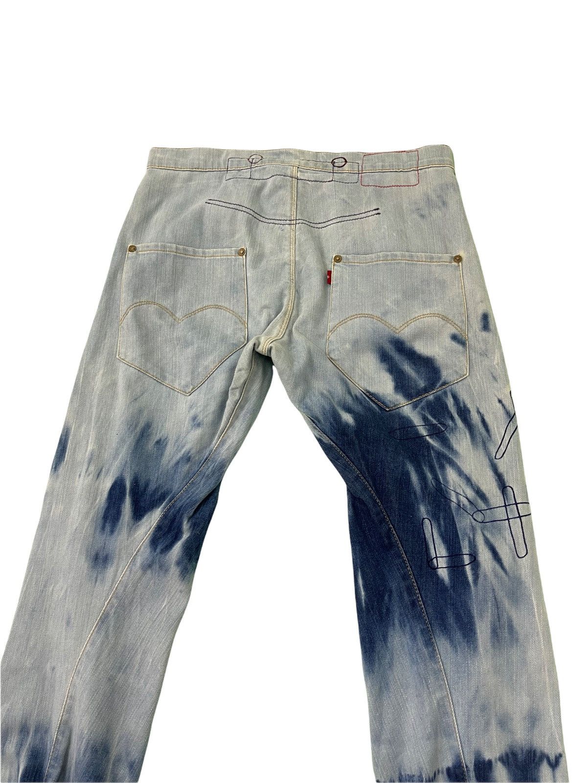 Levi's Vintage Clothing Levi’s Engineered Jeans Acid Washed Printed Regular 1🟦0 Size US 31 - 2 Thumbnail