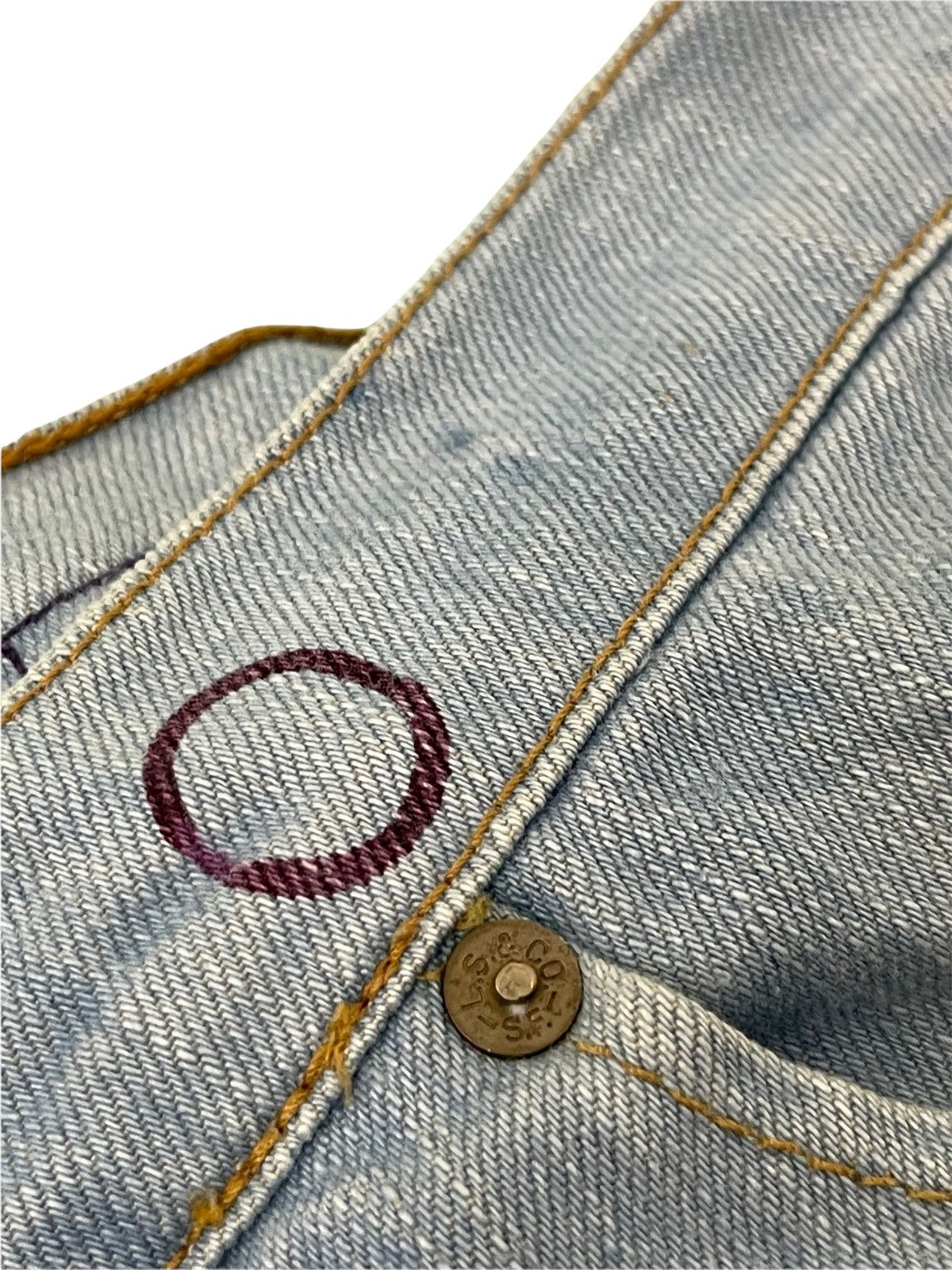 Levi's Vintage Clothing Levi’s Engineered Jeans Acid Washed Printed Regular 1🟦0 Size US 31 - 9 Thumbnail