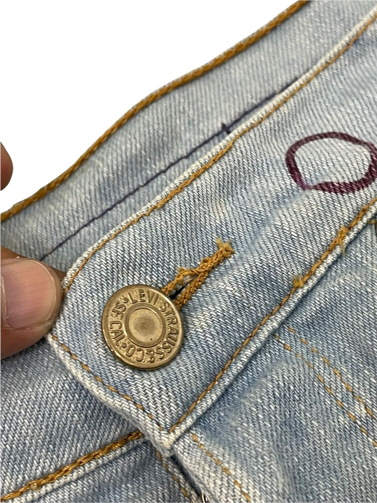 Levi's Vintage Clothing Levi’s Engineered Jeans Acid Washed Printed Regular 1🟦0 Size US 31 - 8 Thumbnail