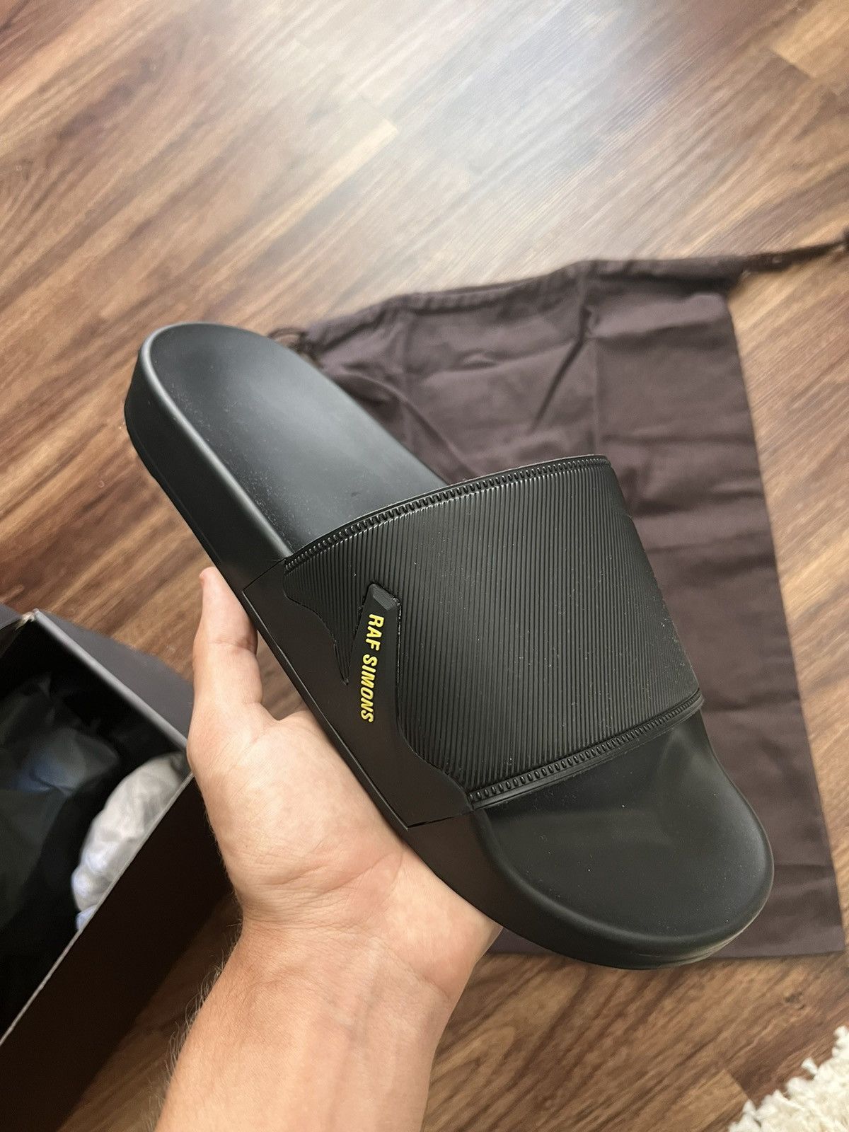 raf simons mens slides