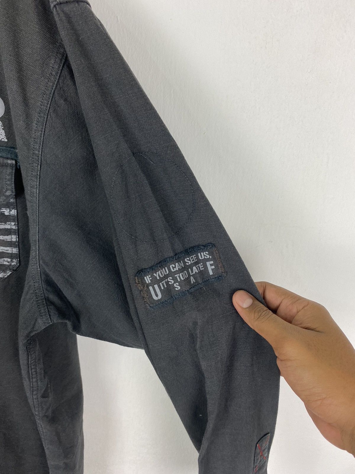 Japanese Brand × Vintage Japanese Brand Red Berets Double Pocket U.S.R Army Patch LS Size US XXL / EU 58 / 5 - 9 Thumbnail