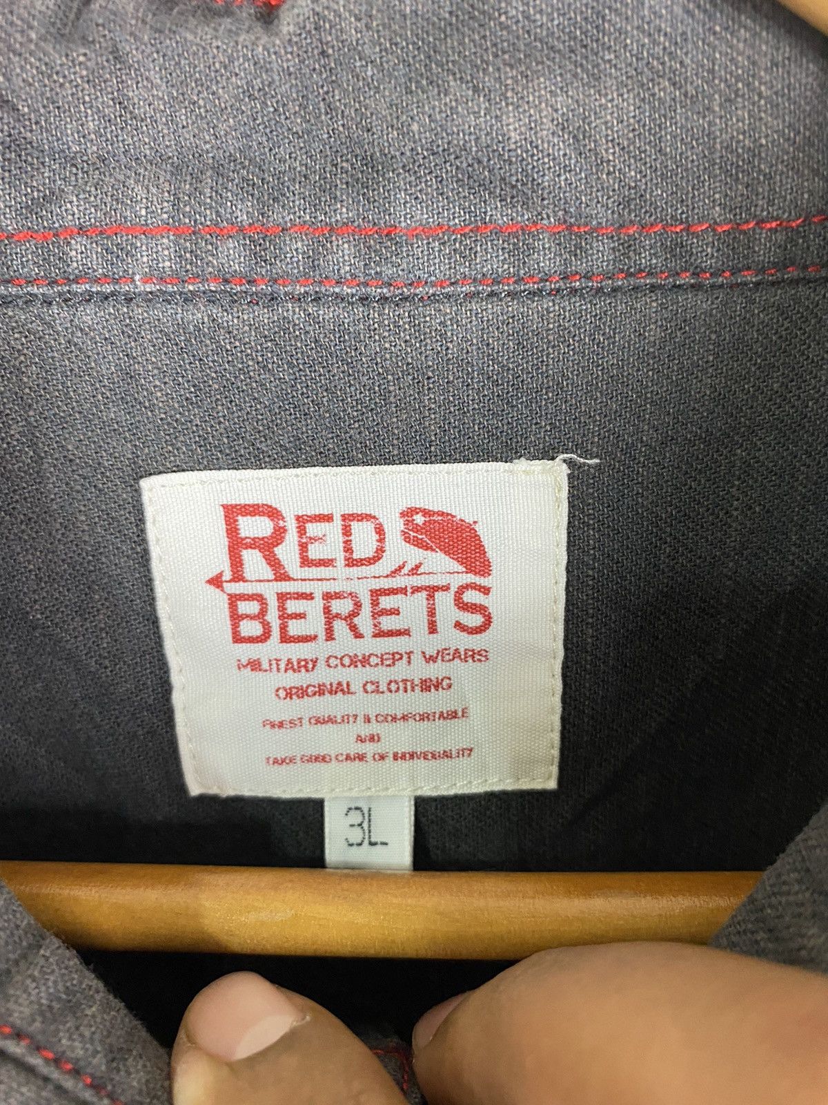 Japanese Brand × Vintage Japanese Brand Red Berets Double Pocket U.S.R Army Patch LS Size US XXL / EU 58 / 5 - 15 Thumbnail
