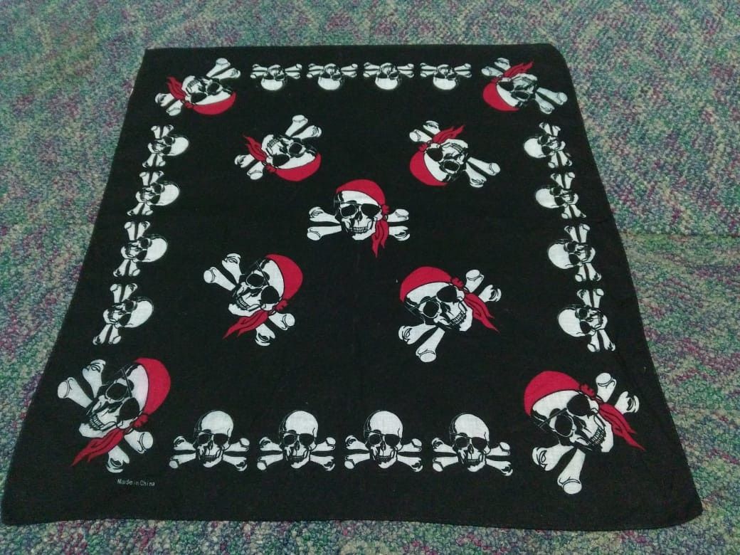 Other Unbranded Skull Bandana Handkerchief Size ONE SIZE - 1 Thumbnail