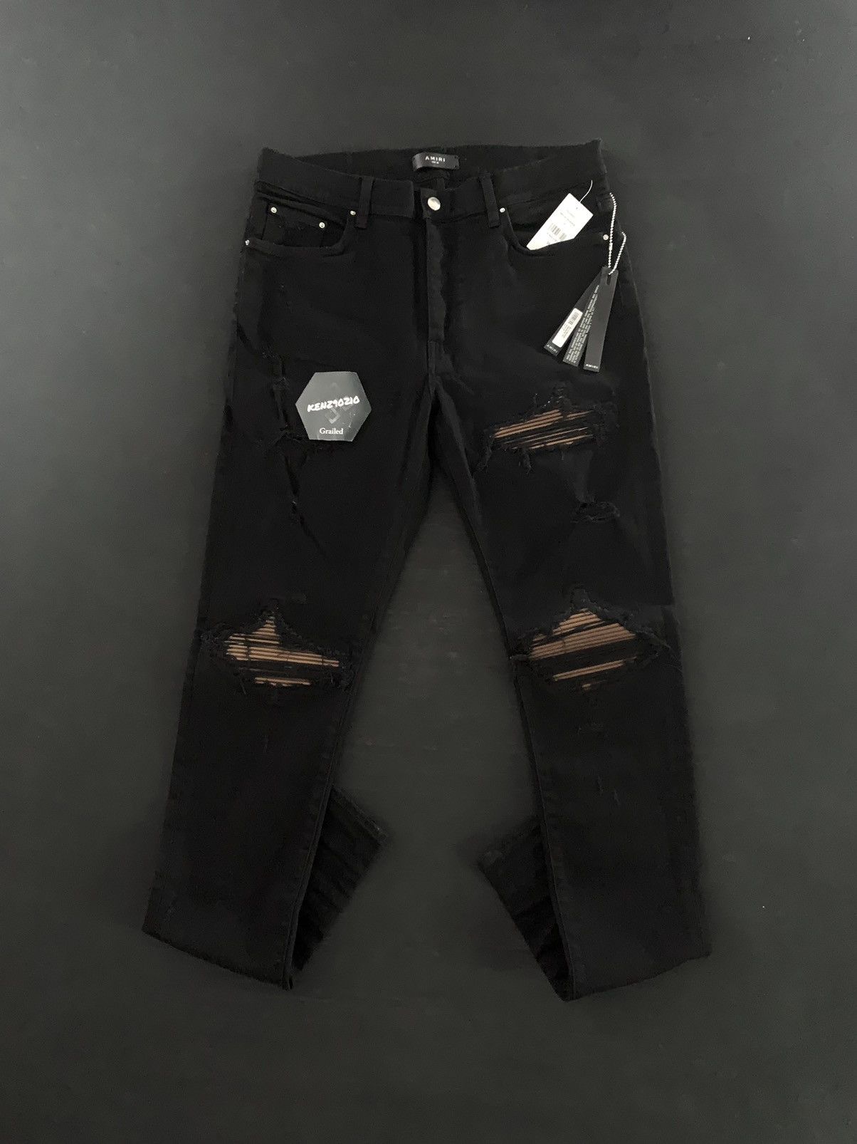 Amiri Amiri Ultra Suede MX1 Denim Jeans Size US 36 / EU 52 - 1 Thumbnail